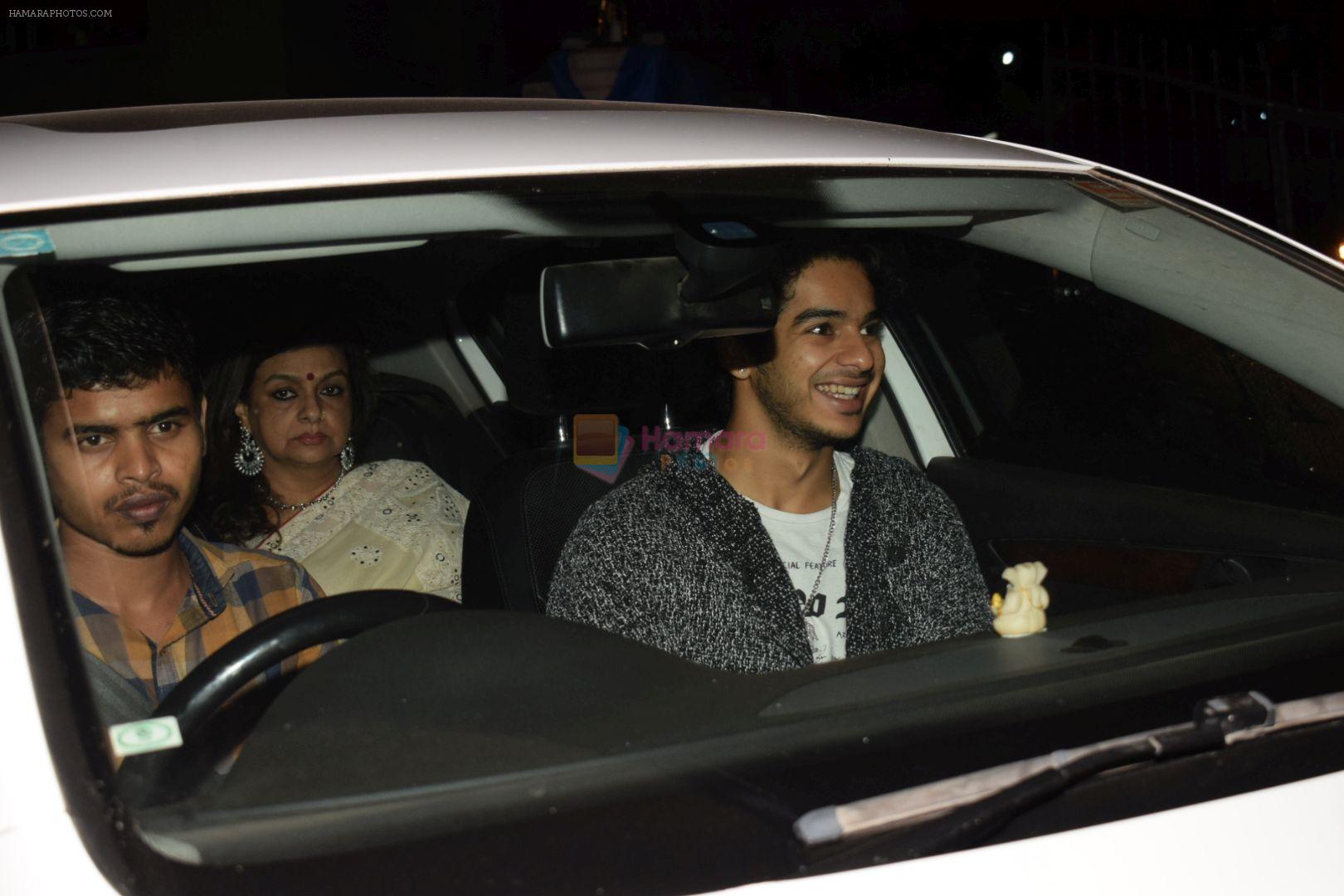 Ishaan Khattar, Neelima Azeem at the Special Screening Of Film Beyond The Clouds on 19th April 2018