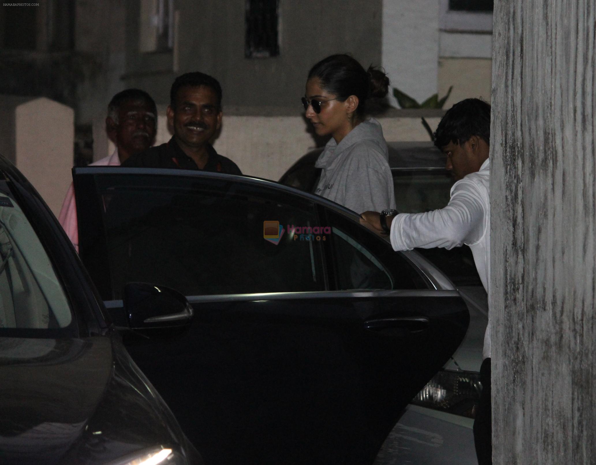 Sonam Kapoor spotted at Mayra spa in juhu, mumbai on 22nd April 2018
