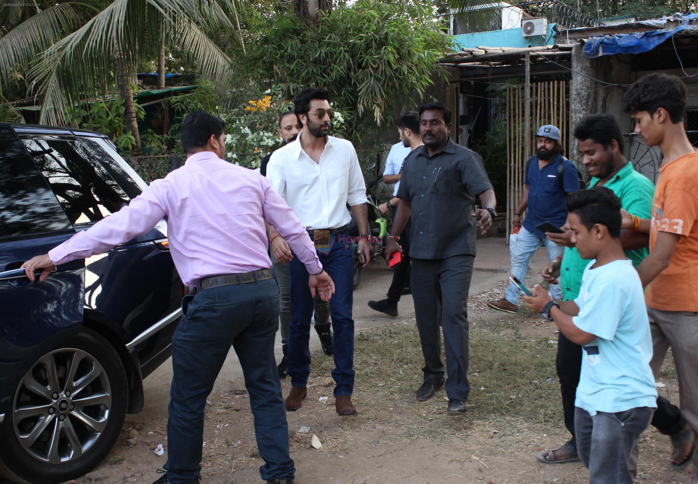 Ranbir Kapoor Spotted At Versova Andheri on 18th April 2018