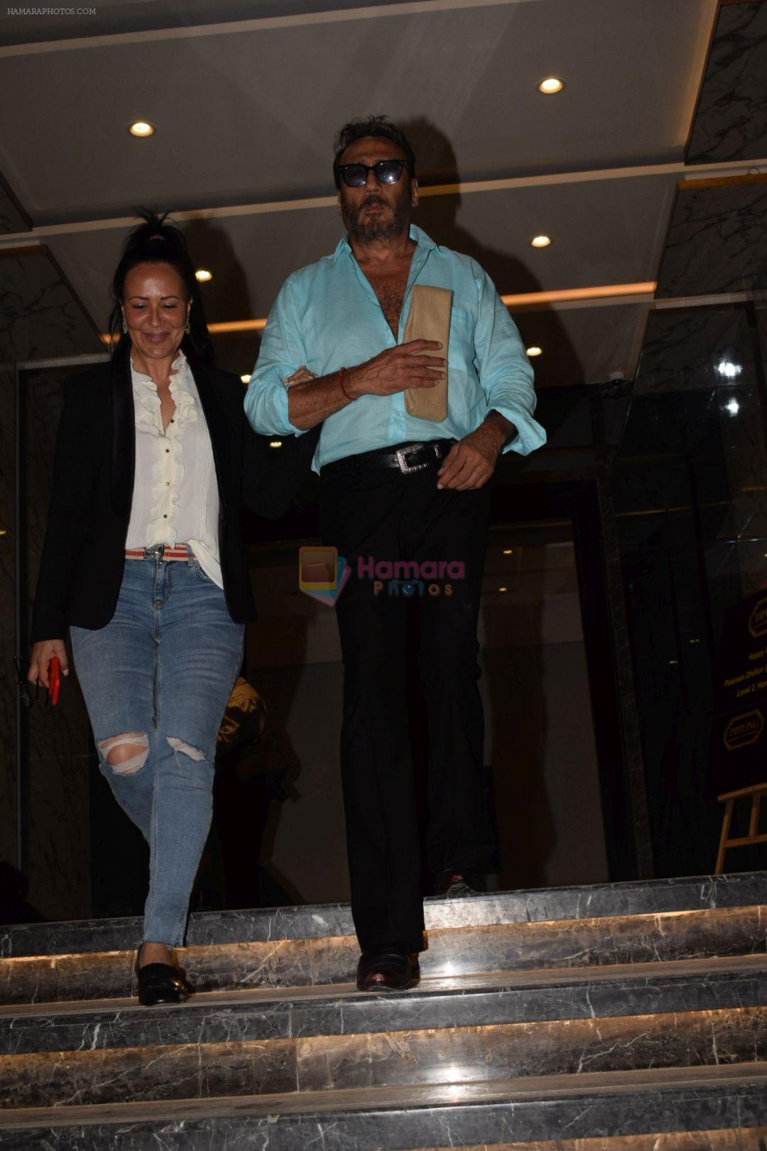 Jackie Shroff at Poonam dhillon birthday party in juhu on 18th April 2018
