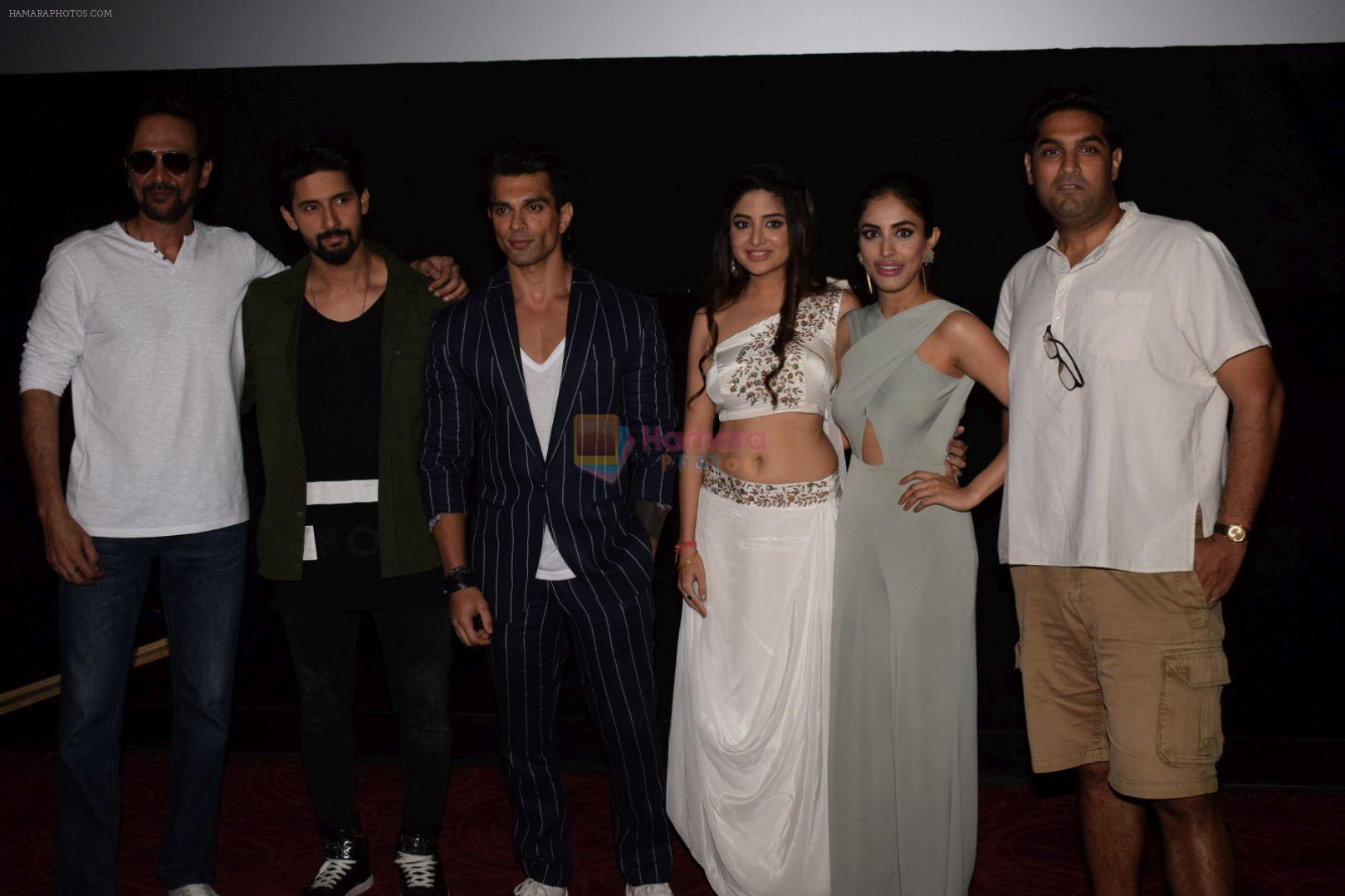 Karan Singh Grover, Kunaal Roy Kapur, Ravi Dubey, Kay Kay Menon, Priya Banerjee, Poonam Kaur at the Trailer  Launch of Film 3 Dev on 27th April 2018