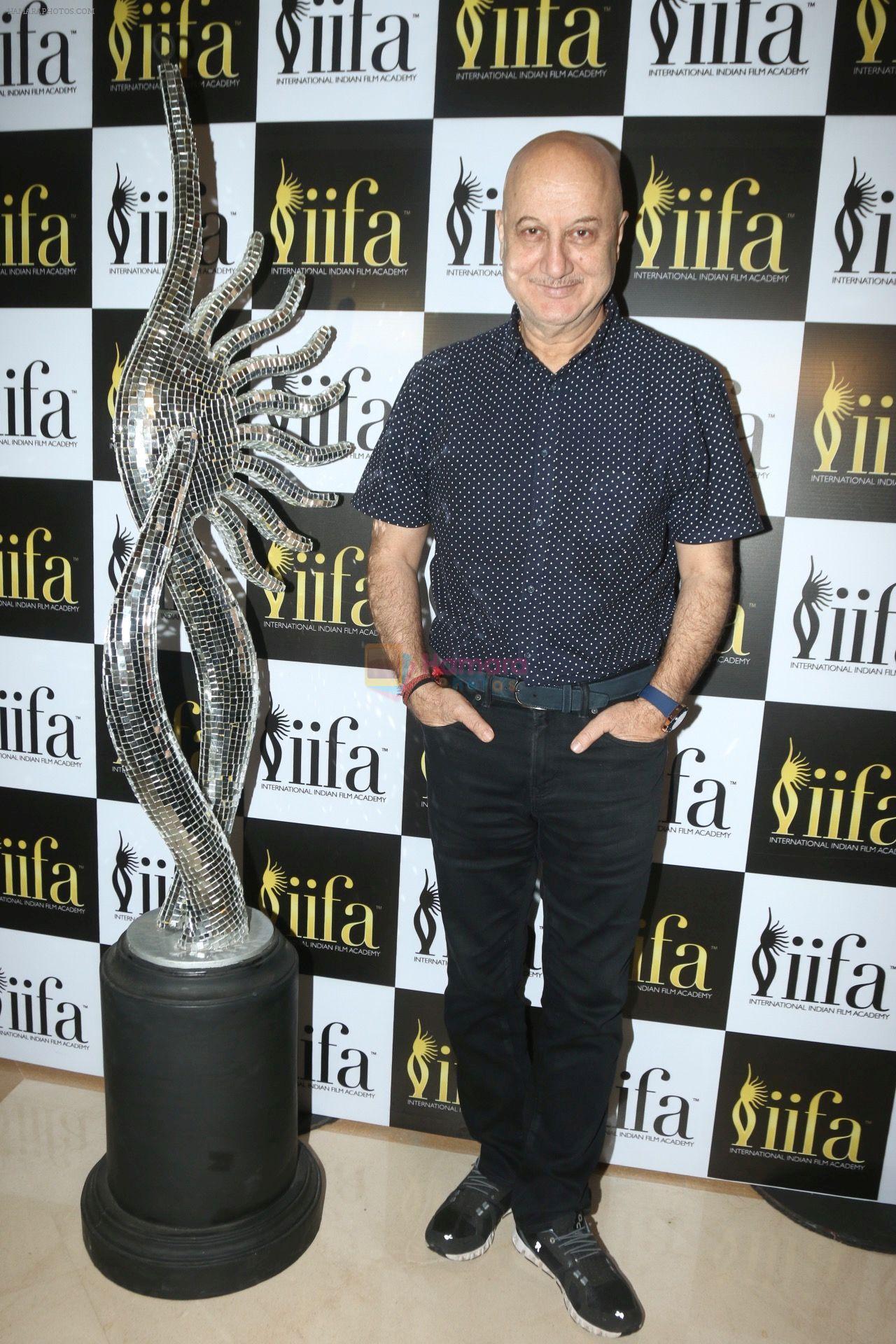 Anupam Kher at IIFA Voting 2018 on 29th April 2018