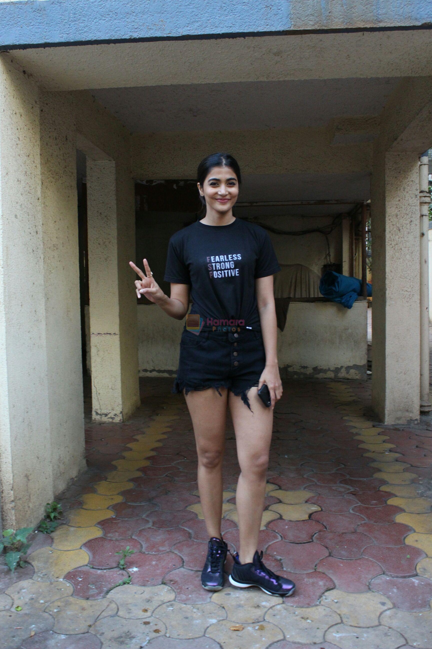 Pooja hegde spotted at Bandra on 30th April 2018