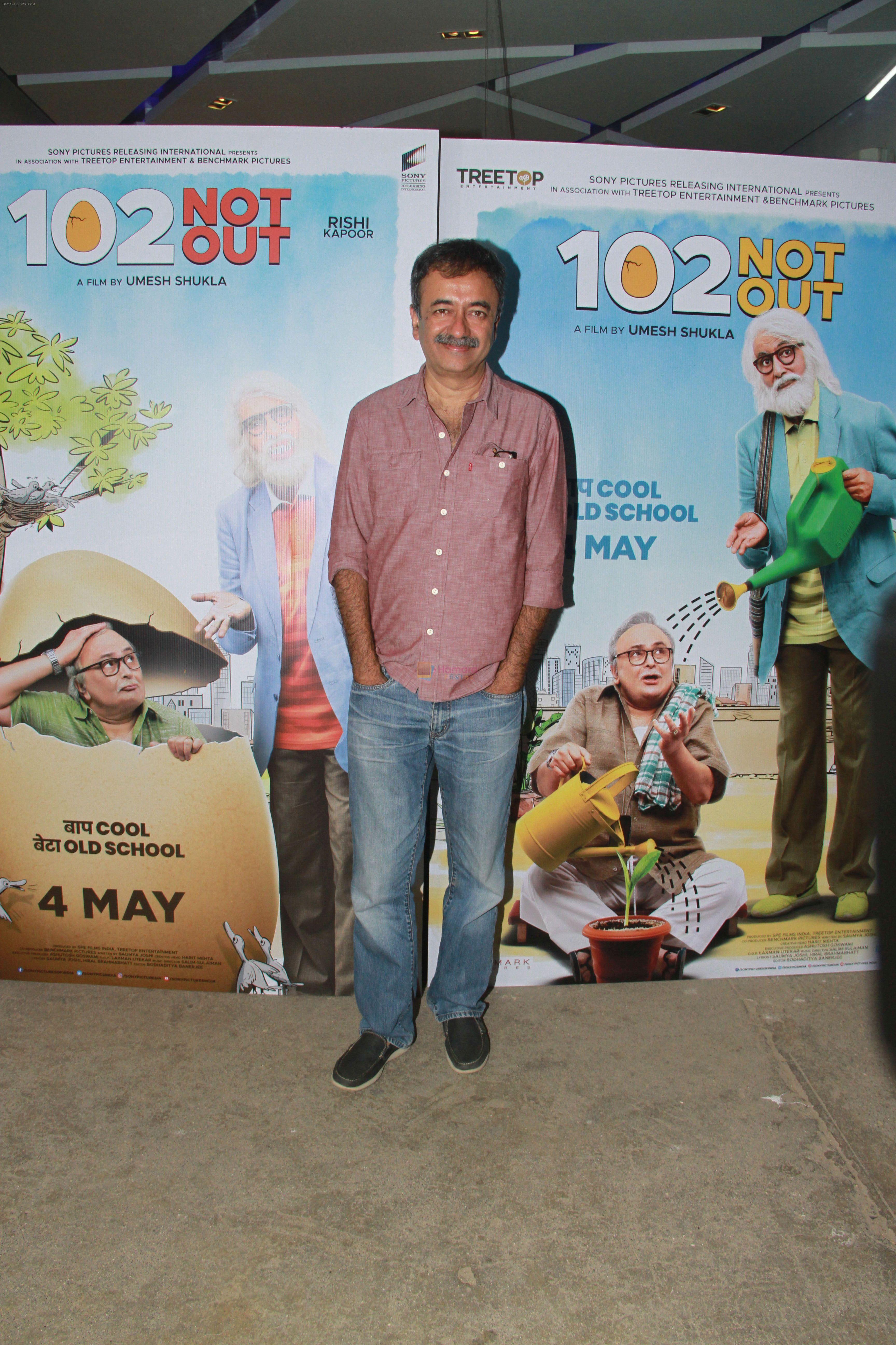 Rajkumar Hirani at the Screening of 102 NotOut in Sunny Super sound, juhu on 1st May 2018