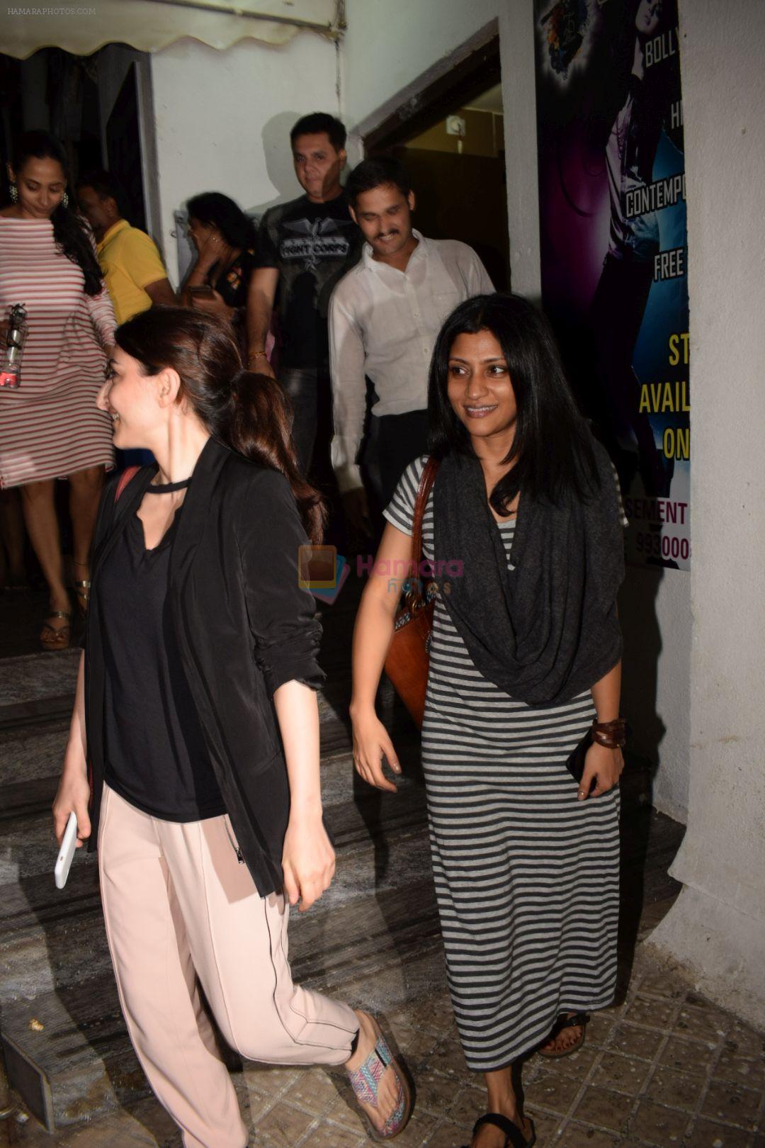Soha Ali Khan, Konkona Sen Sharma spotted at pvr juhu , mumbai on 1st May 2018