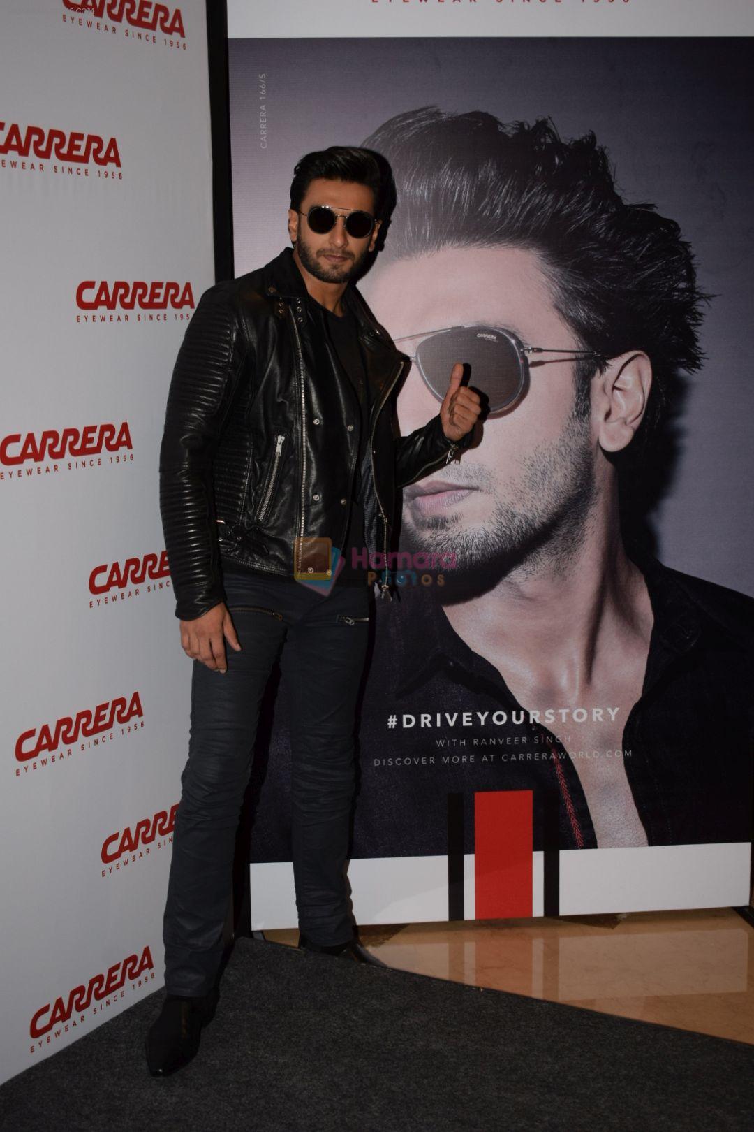 Ranveer Singh at the launch of Carrera Driveyour story at hotel Lalit intercontinental Andheri, Mumbai on 2nd May 2018
