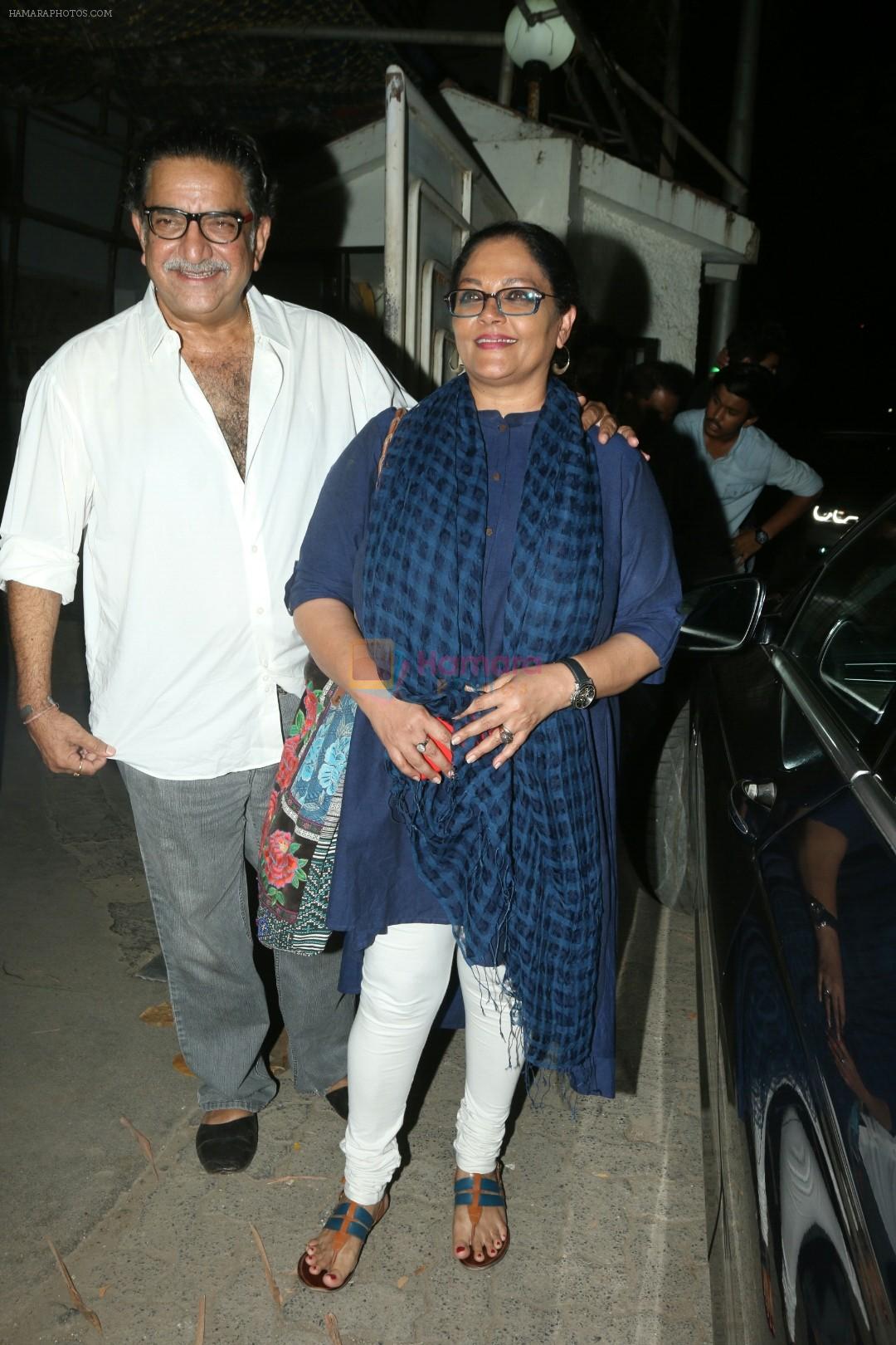 Tanvi Azmi at the Screening of 102 not out at sunny sound in juhu on 5th MAy 2018