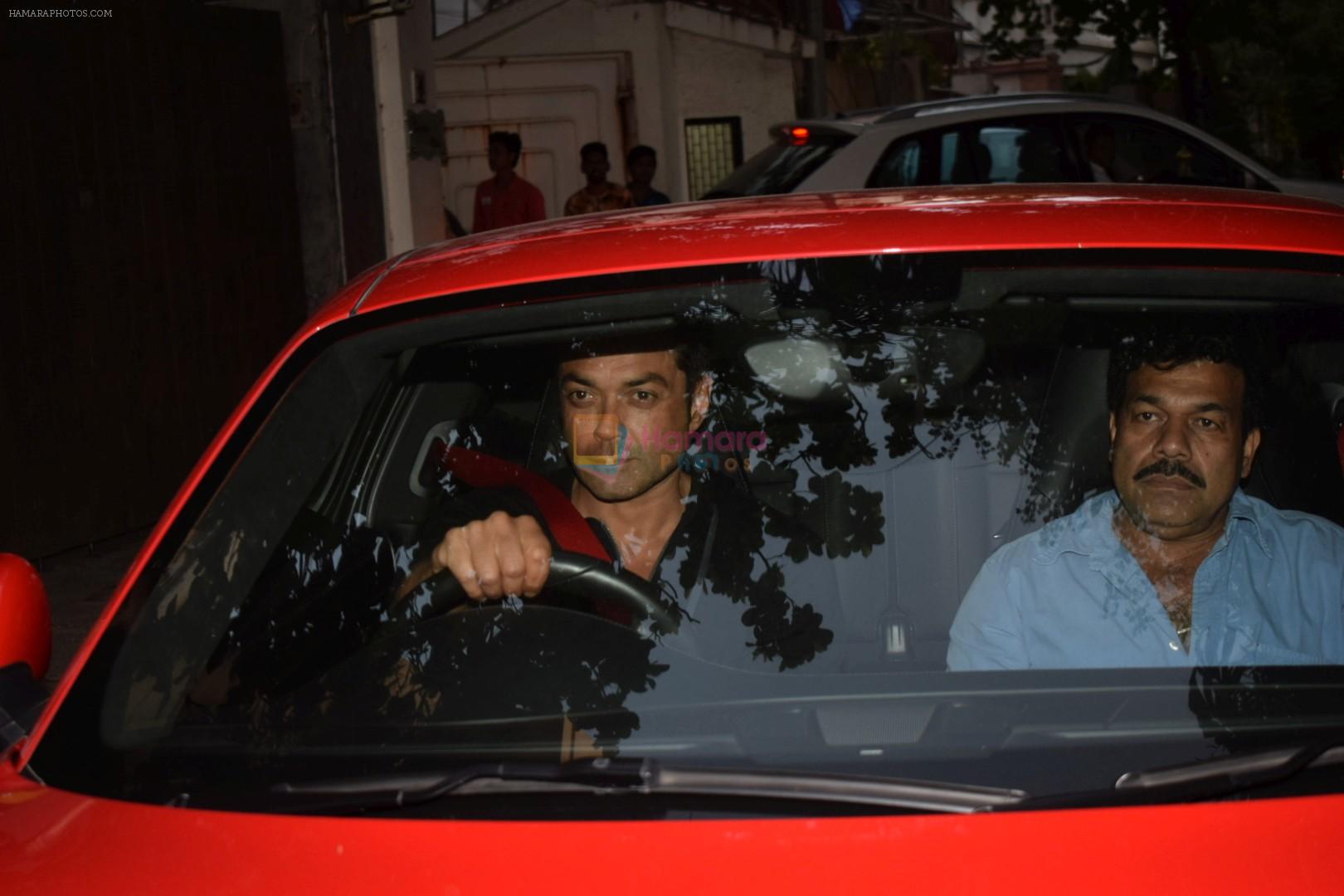 Bobby Deol spotted at sunny sound studio in juhu, mumbai on 5th May 2018