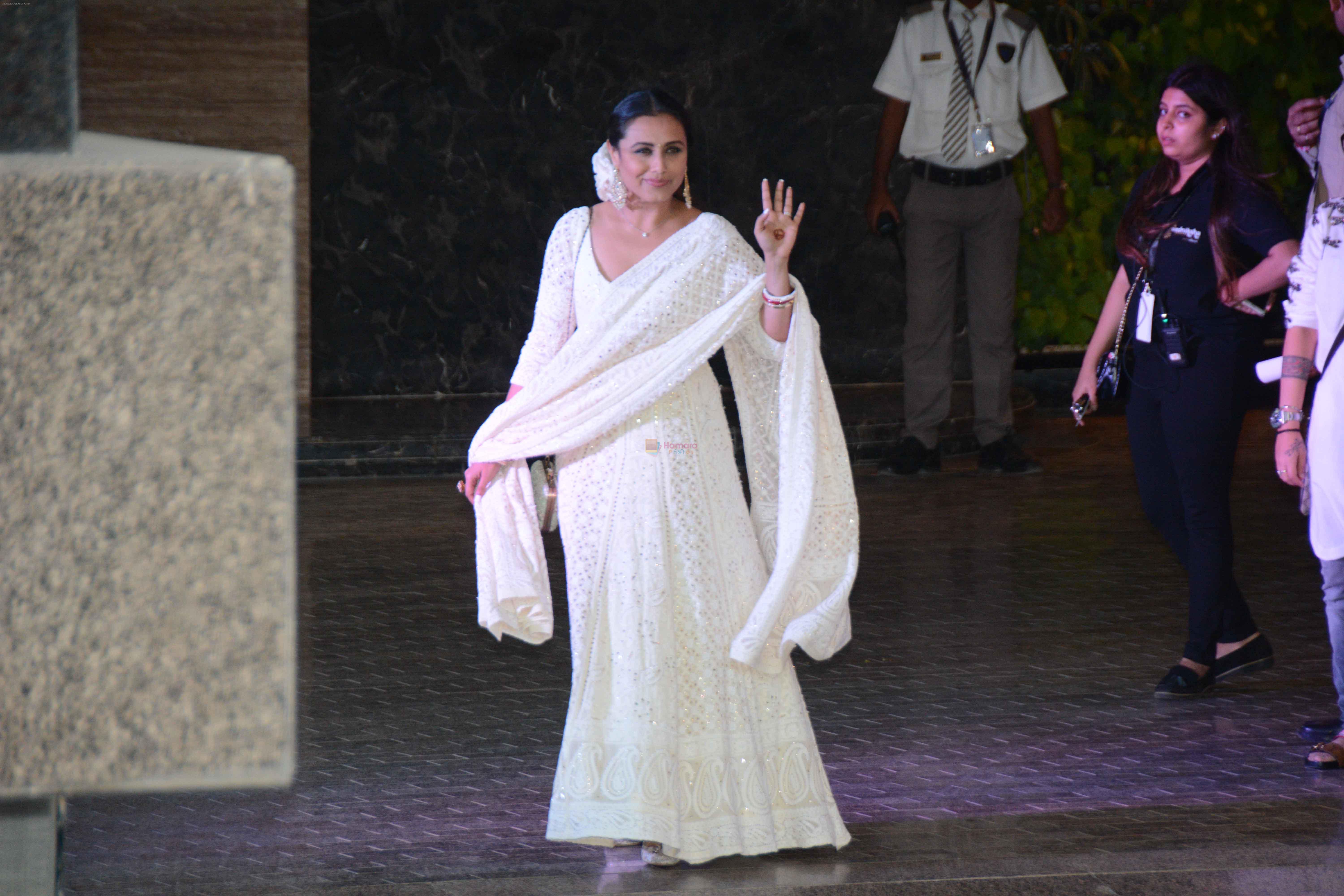 Rani Mukerji at Sonam Kapoor's Sangeet n Mehndi at bkc in mumbai on 7th May 2018