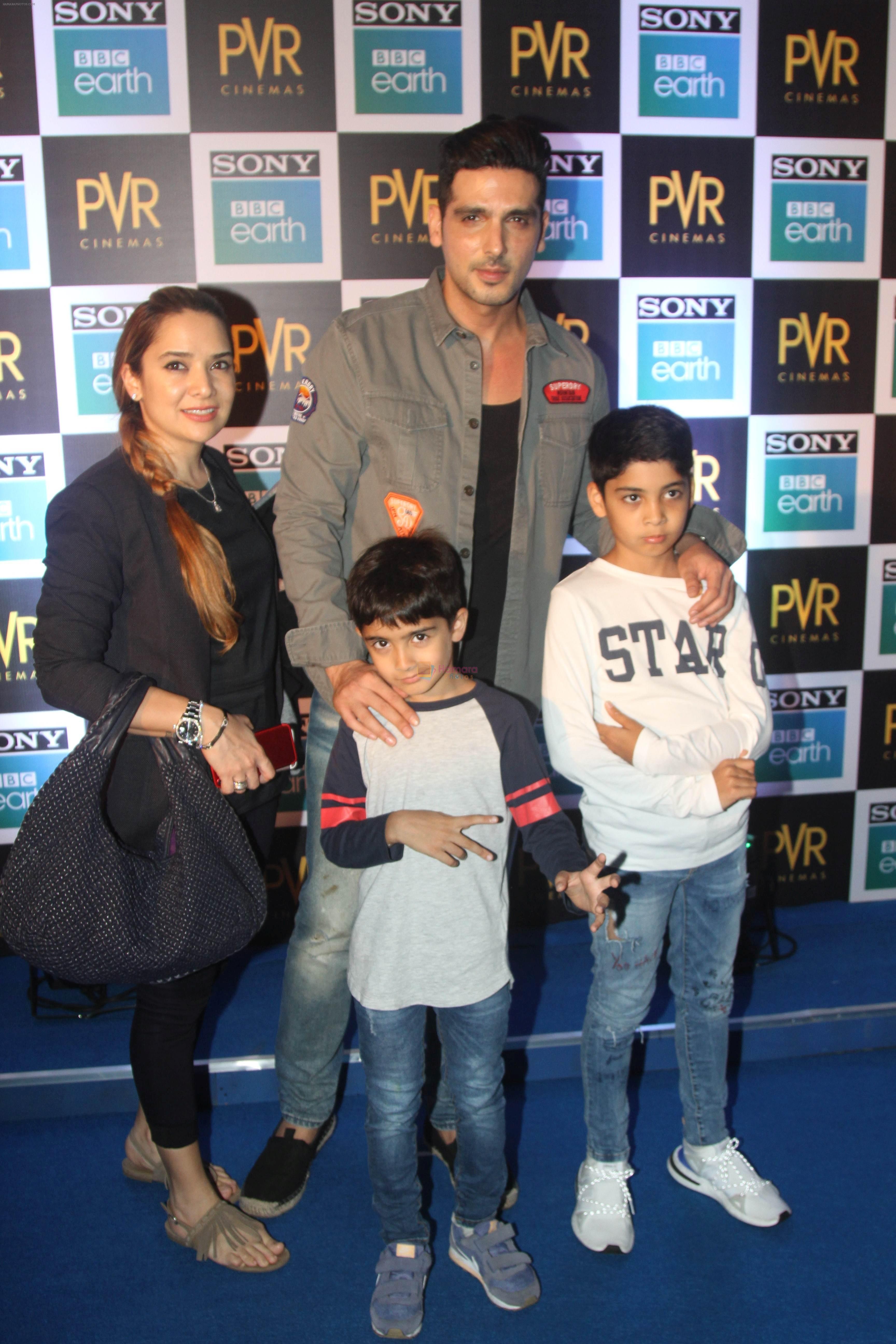 Zayed Khan at the Screening of Sony BBC Earth's film Blue Planet 2 at pvr icon in andheri on 15th May 2018