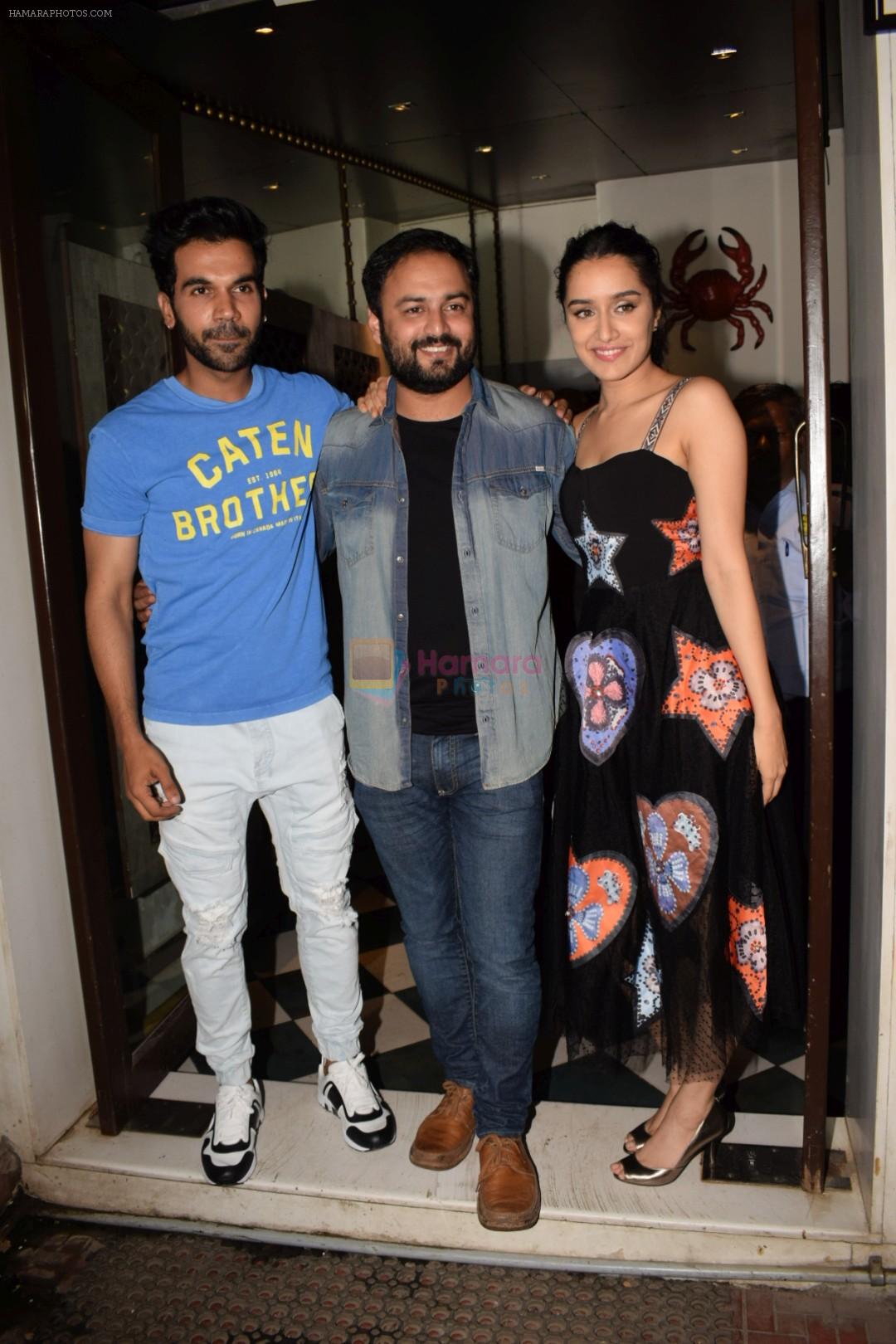 Shraddha Kapoor, Rajkummar Rao at Wrapup party of film Stree at Bastian in bandra on 16th May 2018