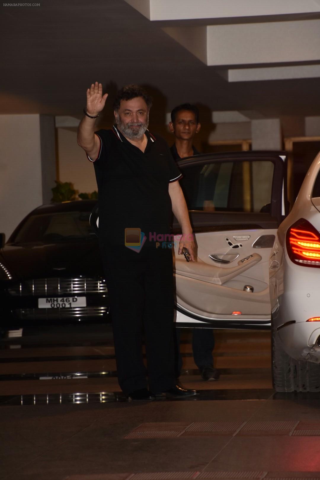 Rishi Kapoor at Ravi shashri birthday at bandra on 26th May 2018
