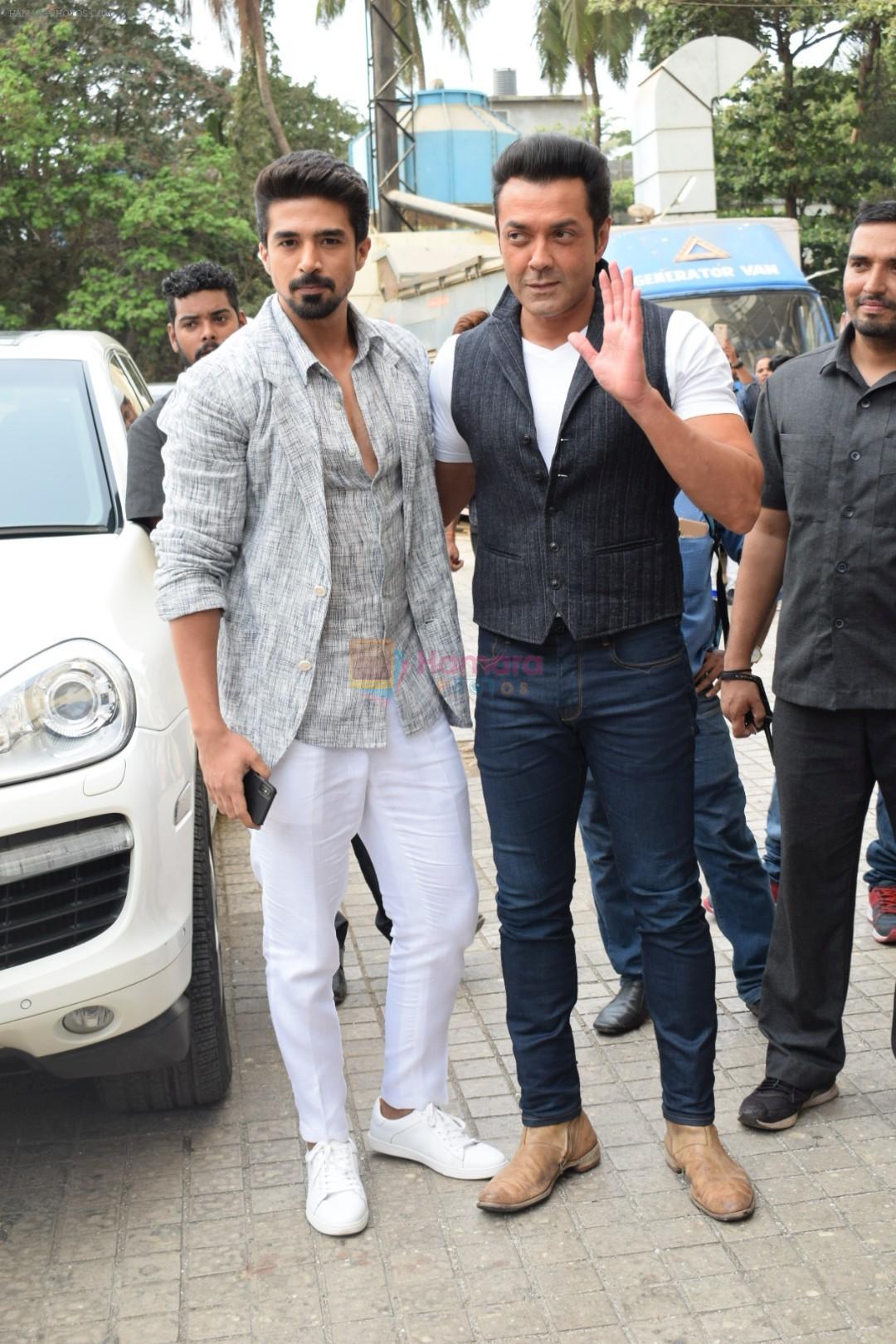 Bobby Deol, Saqib Saleem at the Song Launch Of Allah Duhai Hai From Film Race 3 on 1st June 2018