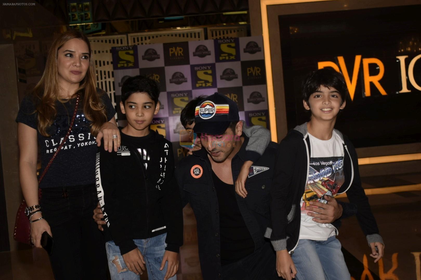 Zayed Khan at the Screening of Jurassic world in PVR icon Andheri on 6th June 2018