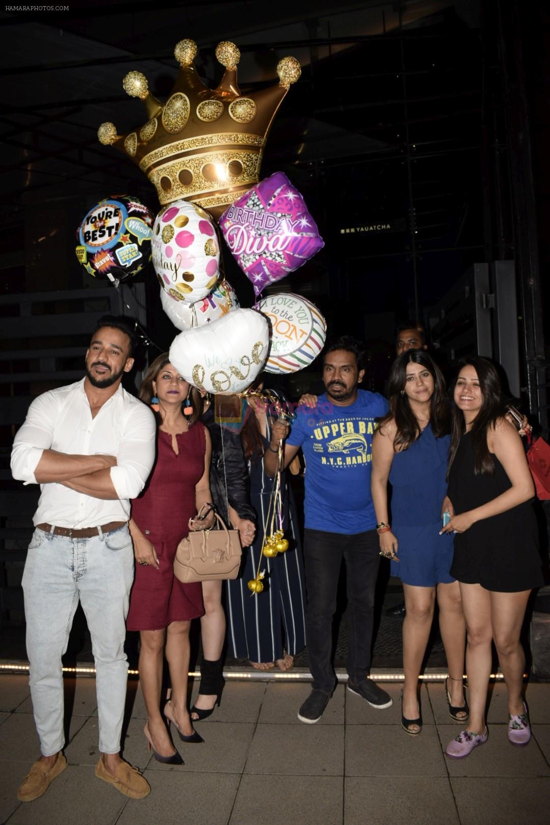 Anita Hassanandani, Rohit Reddy, Mona Singh at Ekta Kapoor's Birthday Party in BKC on 7th June 2018