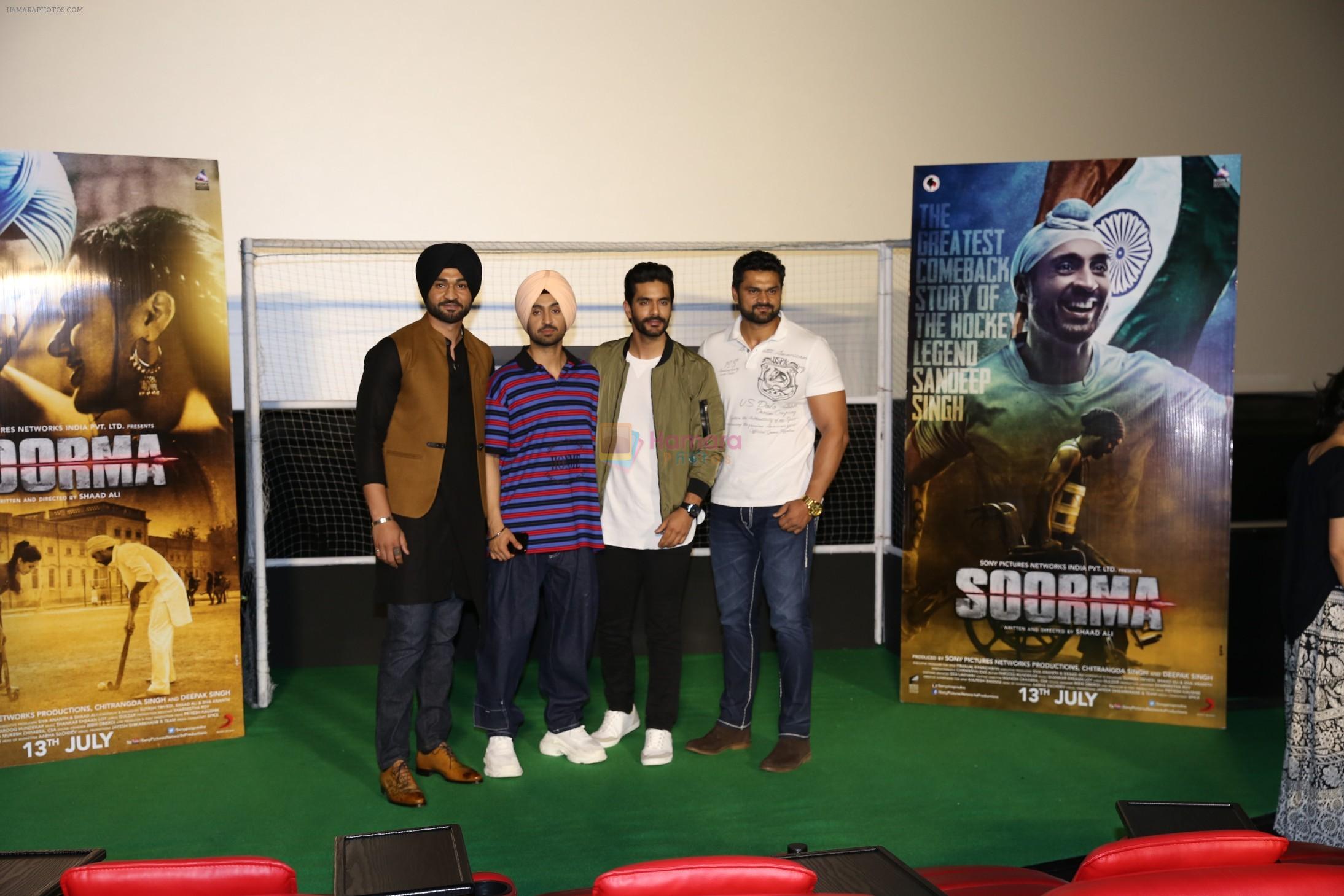 at the Trailer launch of film Soorma at pvr juhu in mumbai on 11th June 2018