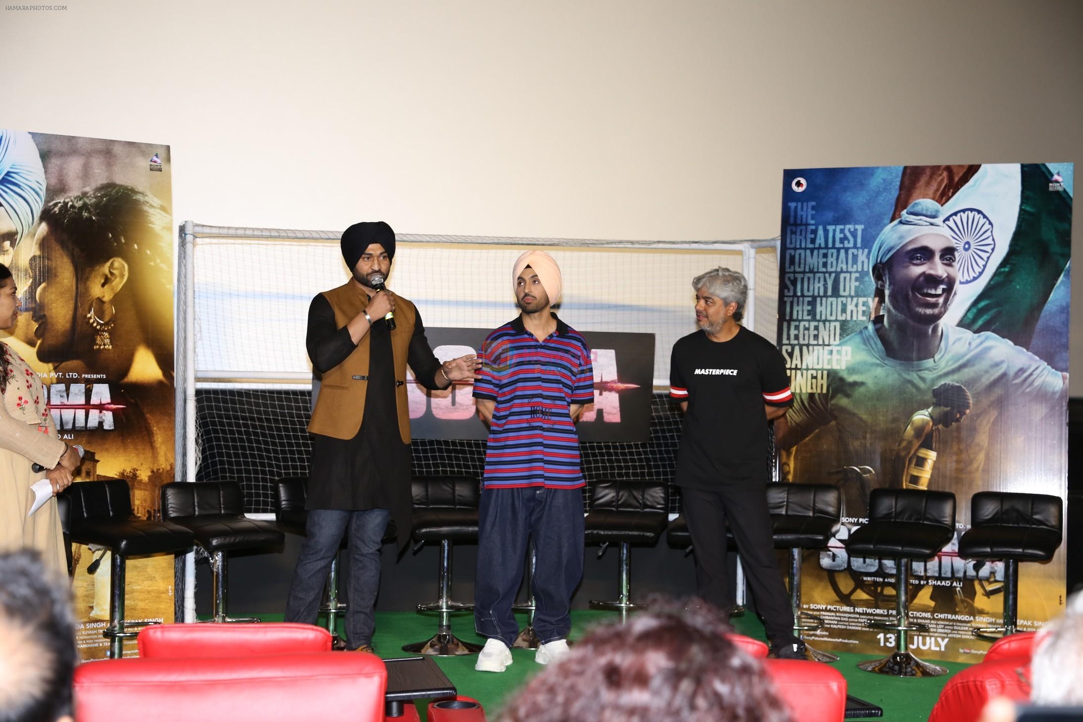 Diljit Dosanjh at the Trailer launch of film Soorma at pvr juhu in mumbai on 11th June 2018