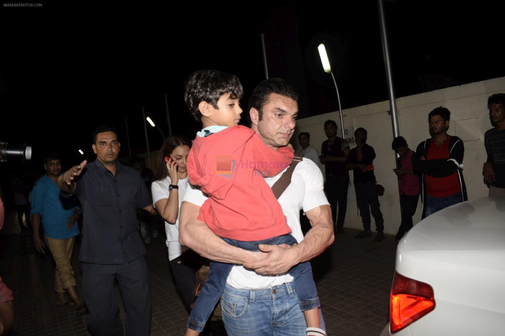 Sohail Khan at the Screening of Race 3 in pvr juhu on 12th June 2018
