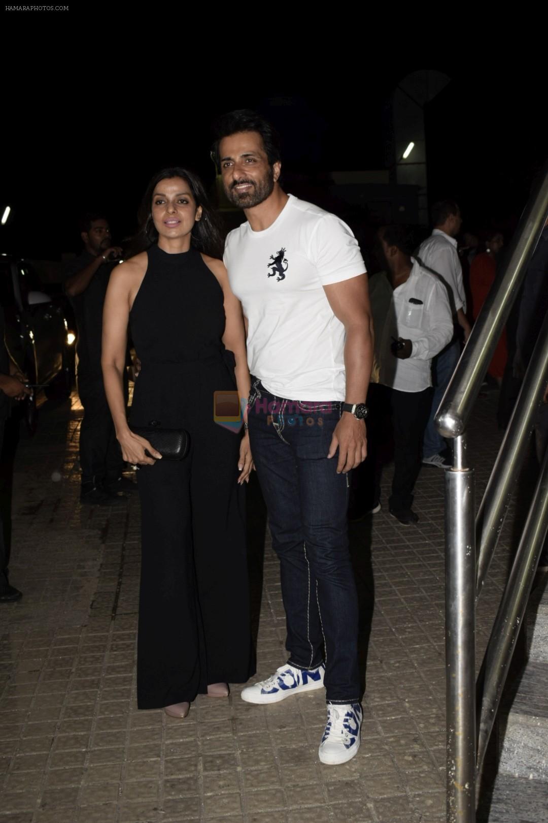 Sonu Sood at the Screening of Race 3 in pvr juhu on 14th June 2018
