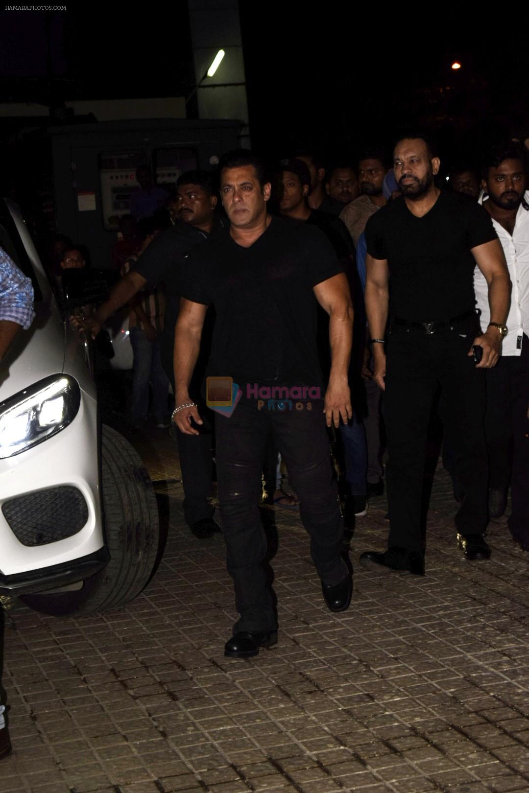 Salman Khan at the Screening of Race 3 in pvr juhu on 14th June 2018