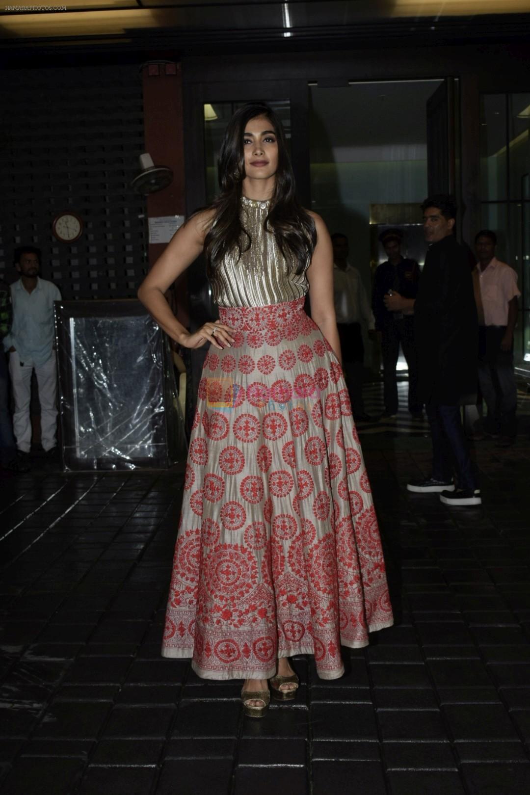 Pooja Hegde at Arpita Khan's Eid party at her residence in bandra on 16th June 2018
