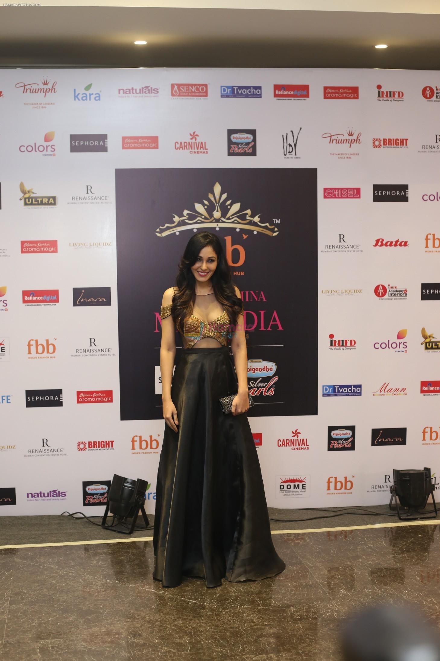 Pooja Chopra at Femina Miss India grand finale in NSCI worli, Mumbai on 19th June 2018