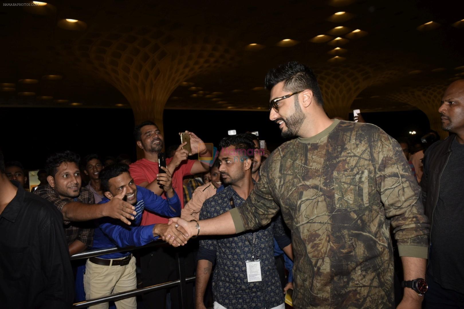 Arjun Kapoor leaving for IIFA at international airport in mumbai on 21st June 2018