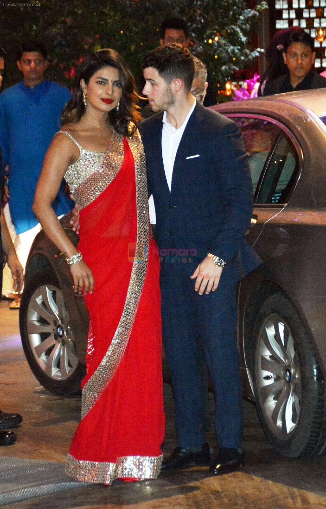 Priyanka Chopra, Nick Jonas at Akash Ambani & Shloka Mehta engagement party at Antalia in mumbai on 28th June 2018