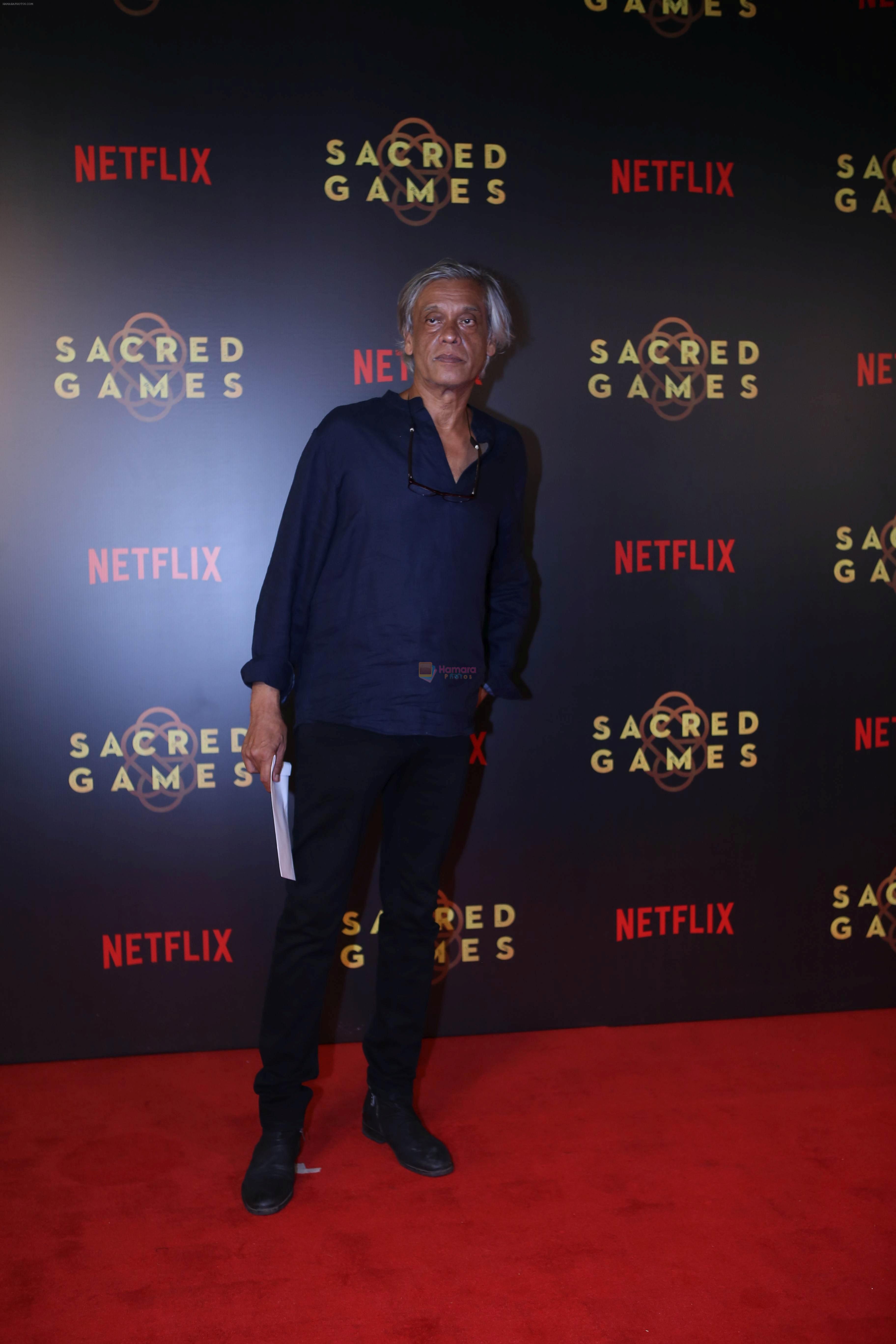 Sudhir Mishra at the Screening of Netflix Sacred Games in pvr icon Andheri on 28th June 2018