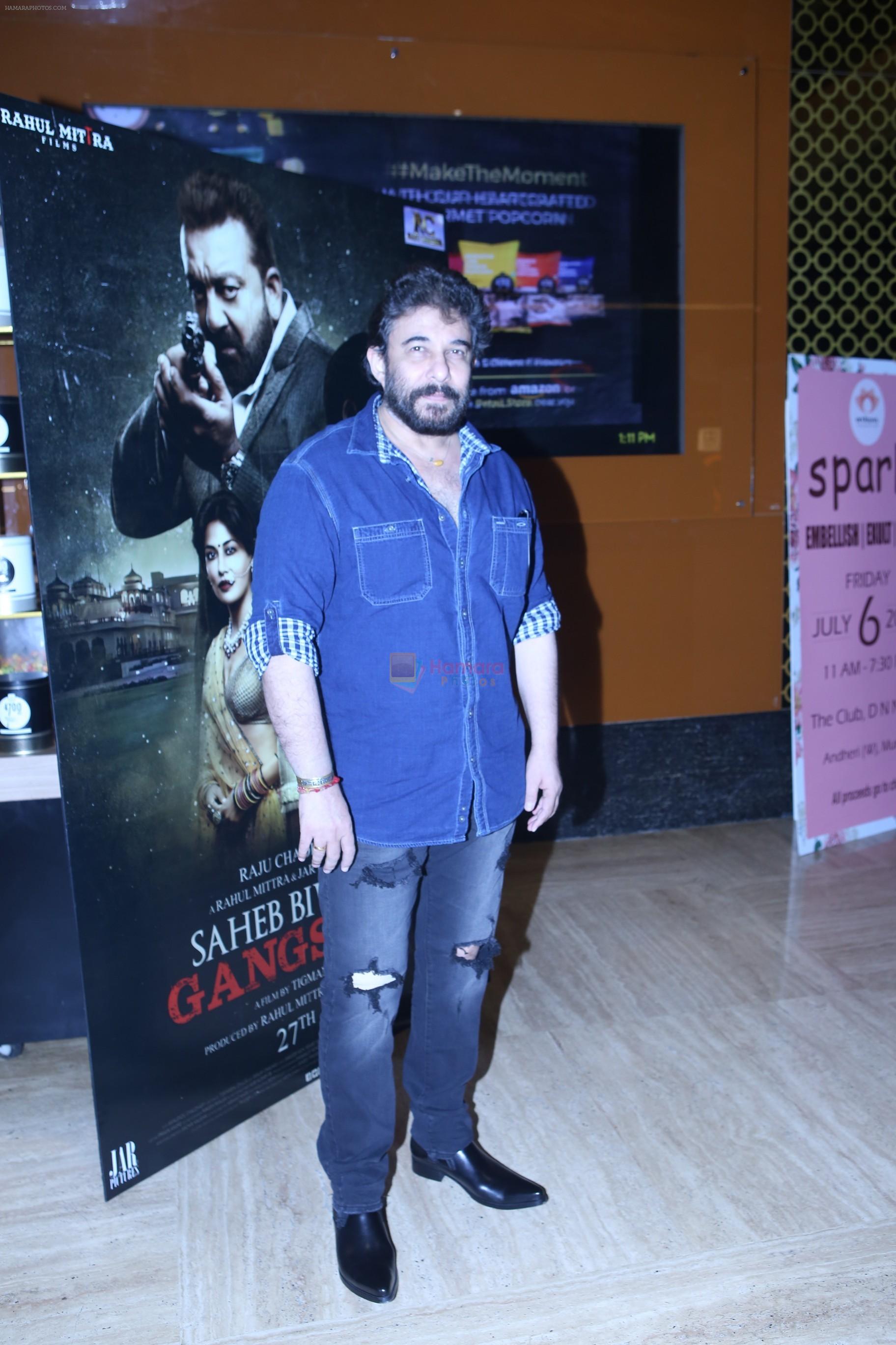 Deepak Tijori at the Trailer launch of film Saheb Biwi aur Gangster 3 in pvr ecx in andheri on 29th June 2018