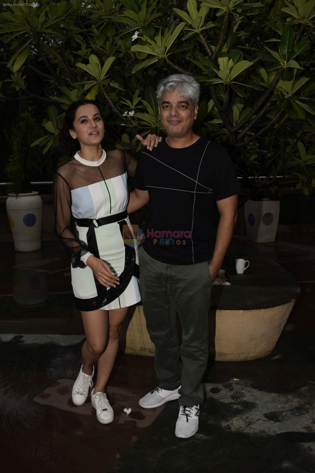 Taapsee Pannu, Shaad Ali During Soorma Media Interactions in Novotel, Juhu on 7th July 2018