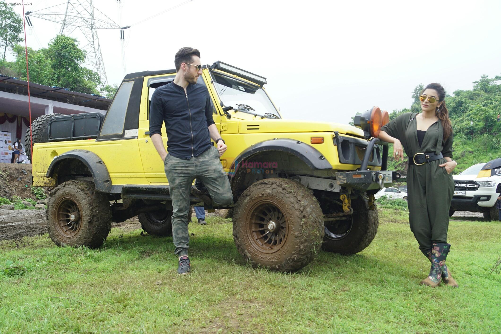 Shama Sikander at India's 1st off Roading Rally Mud Skull Adventure on 10th July 2018