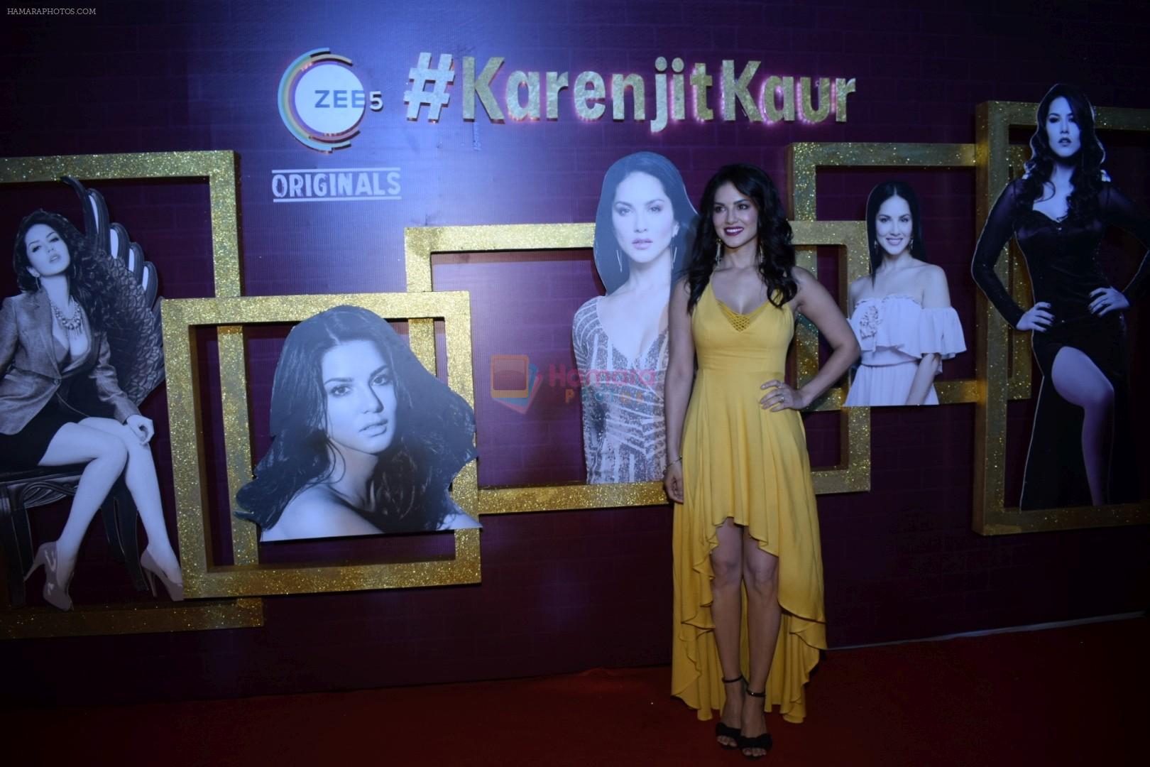 Sunny Leone at the Launch of Zee5 Karenjit Kaur the untold story of Sunny Leone in Hard Rock Cafe andheri on 9th July 2018