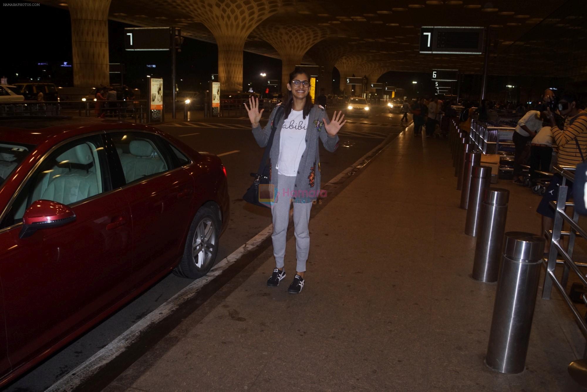 Kubra Sait spotted at airport on 11th July 2018