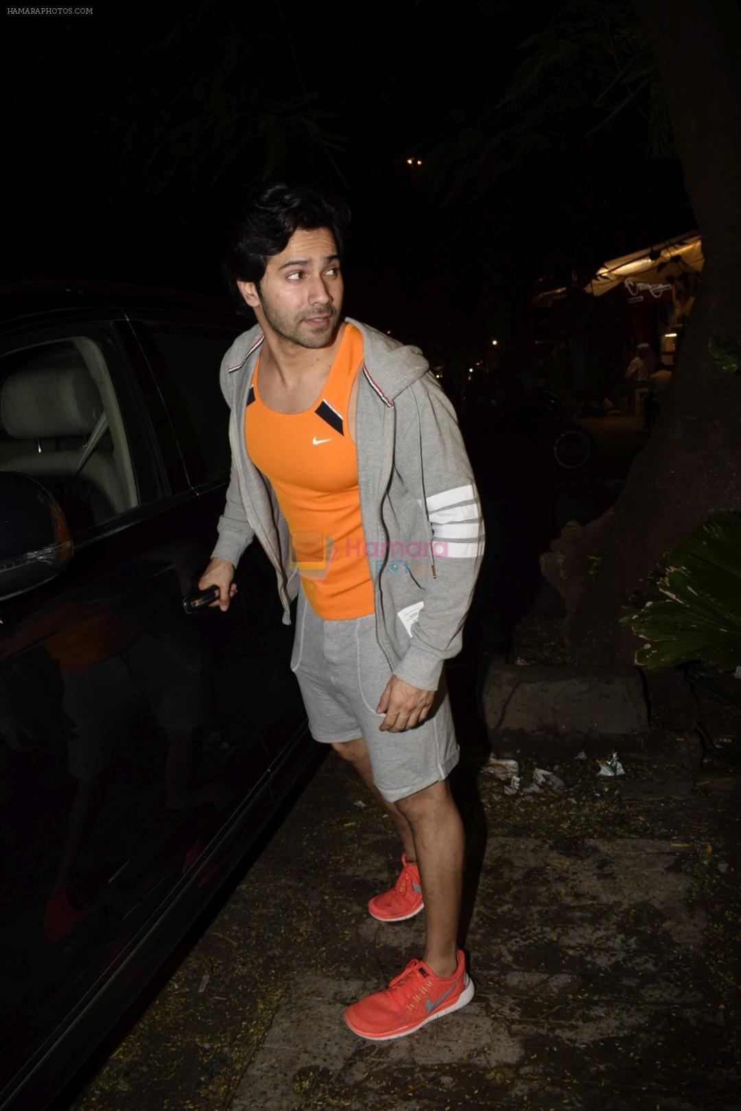 Varun Dhawan spotted at gym in juhu on 12th July 2018