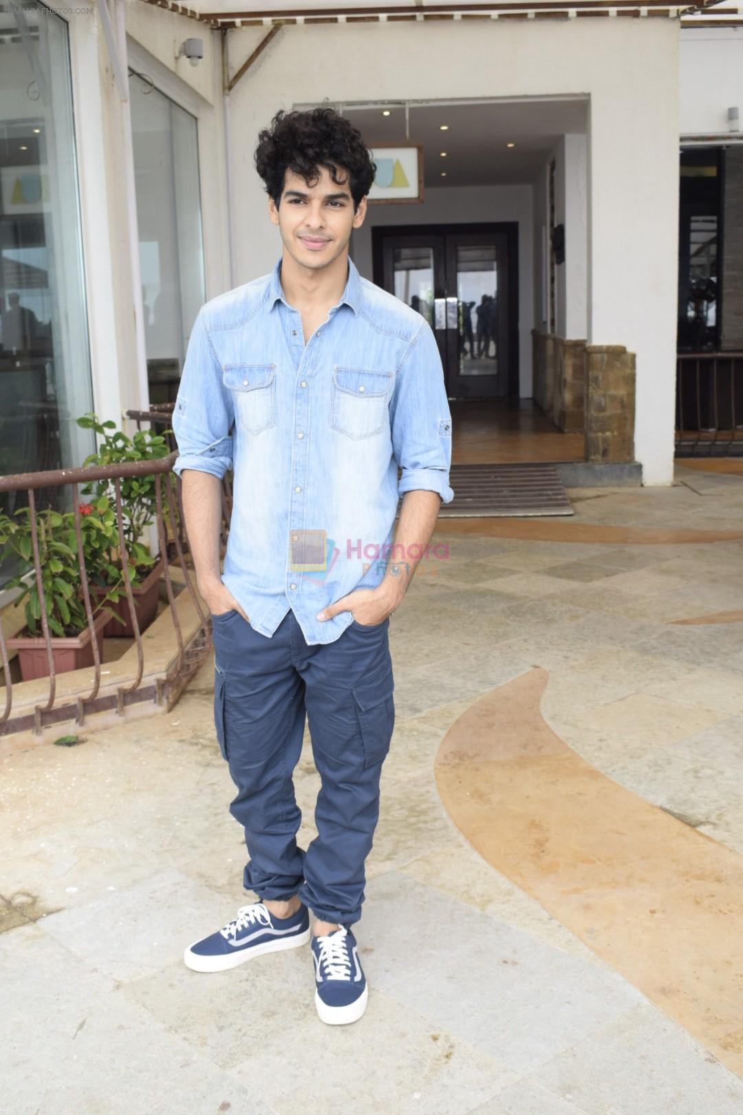 Ishaan Khattar promote for Dhadak at media interactions in Sun n Sand,juhu on 12th July 2018