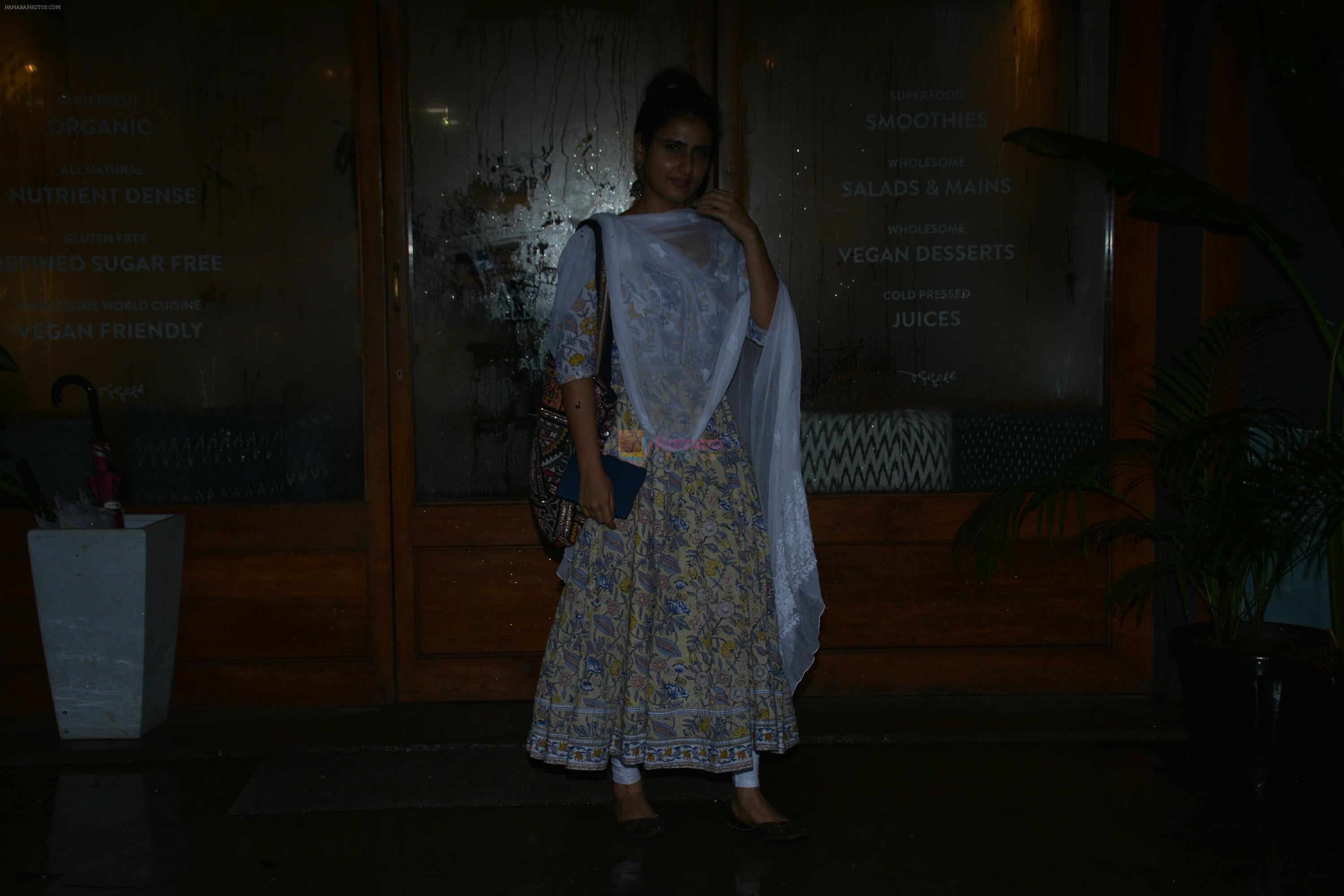 Fatima Sana shaikh spotted at bandra on 15th July 2018