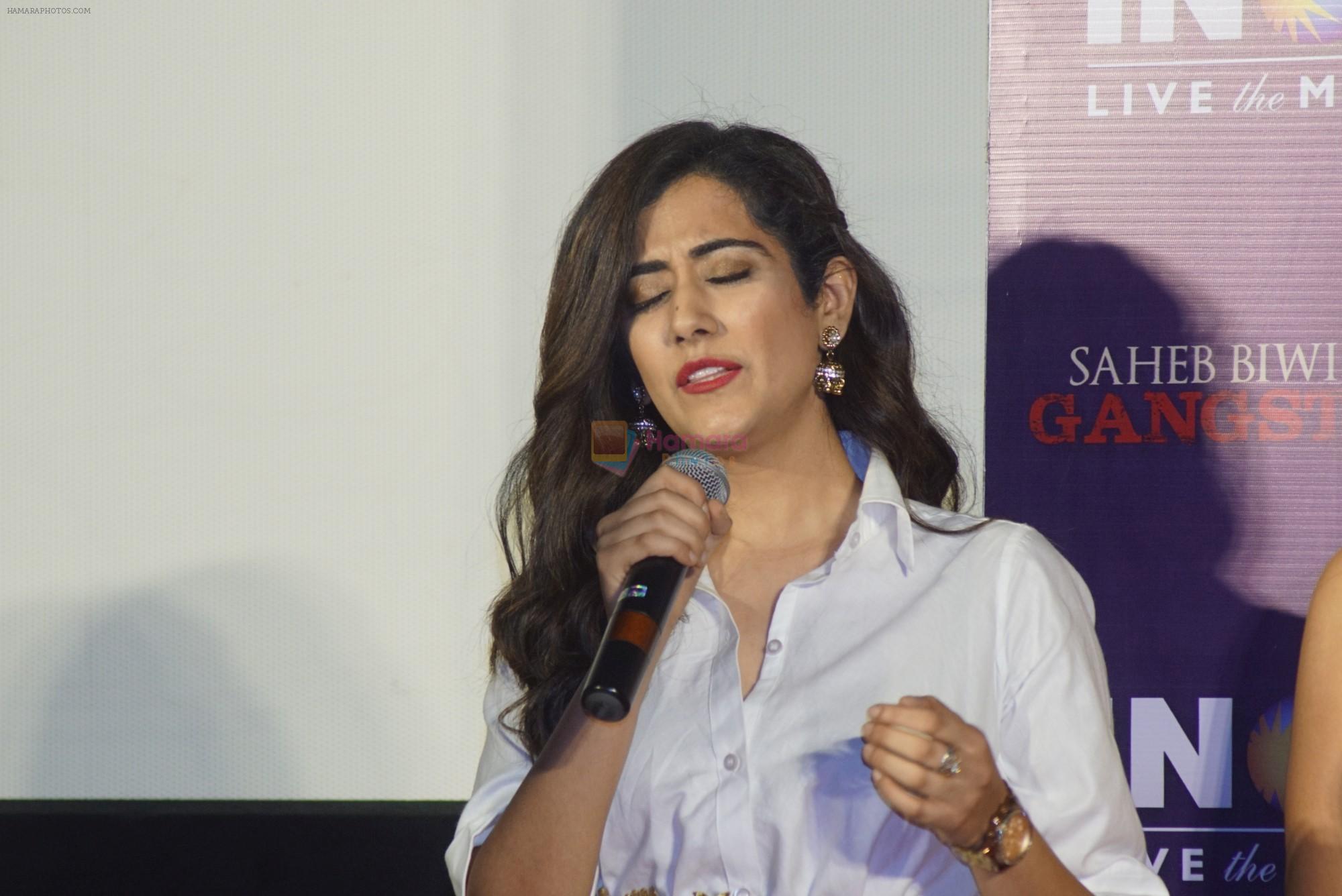 Jonita Gandhi at the Song Lauch Of Saheb Biwi Aur Gangster 3 on 23rd July 2018