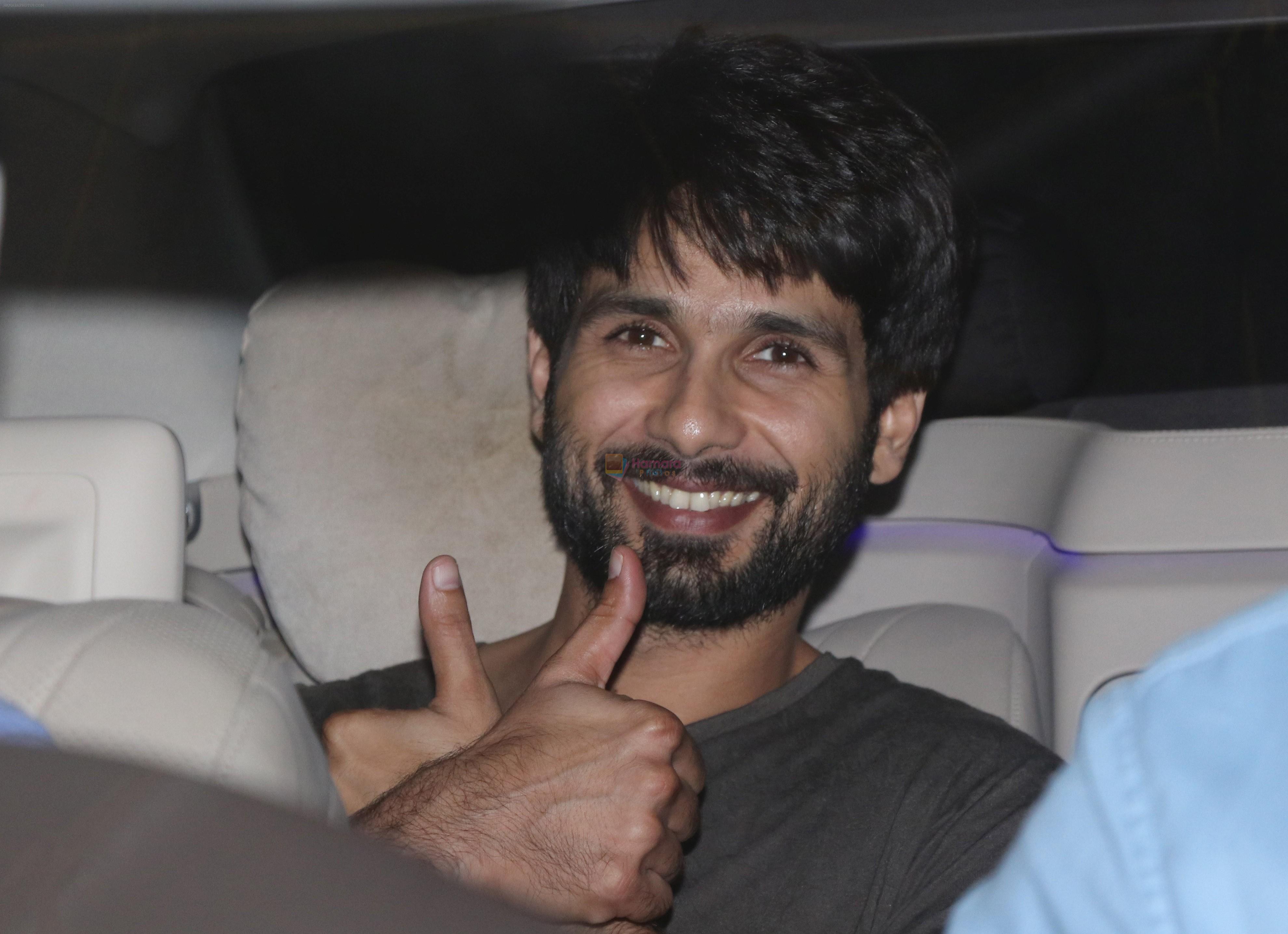 Shahid Kapoor spotted at Sunny Sound juhu on 25th July 2018