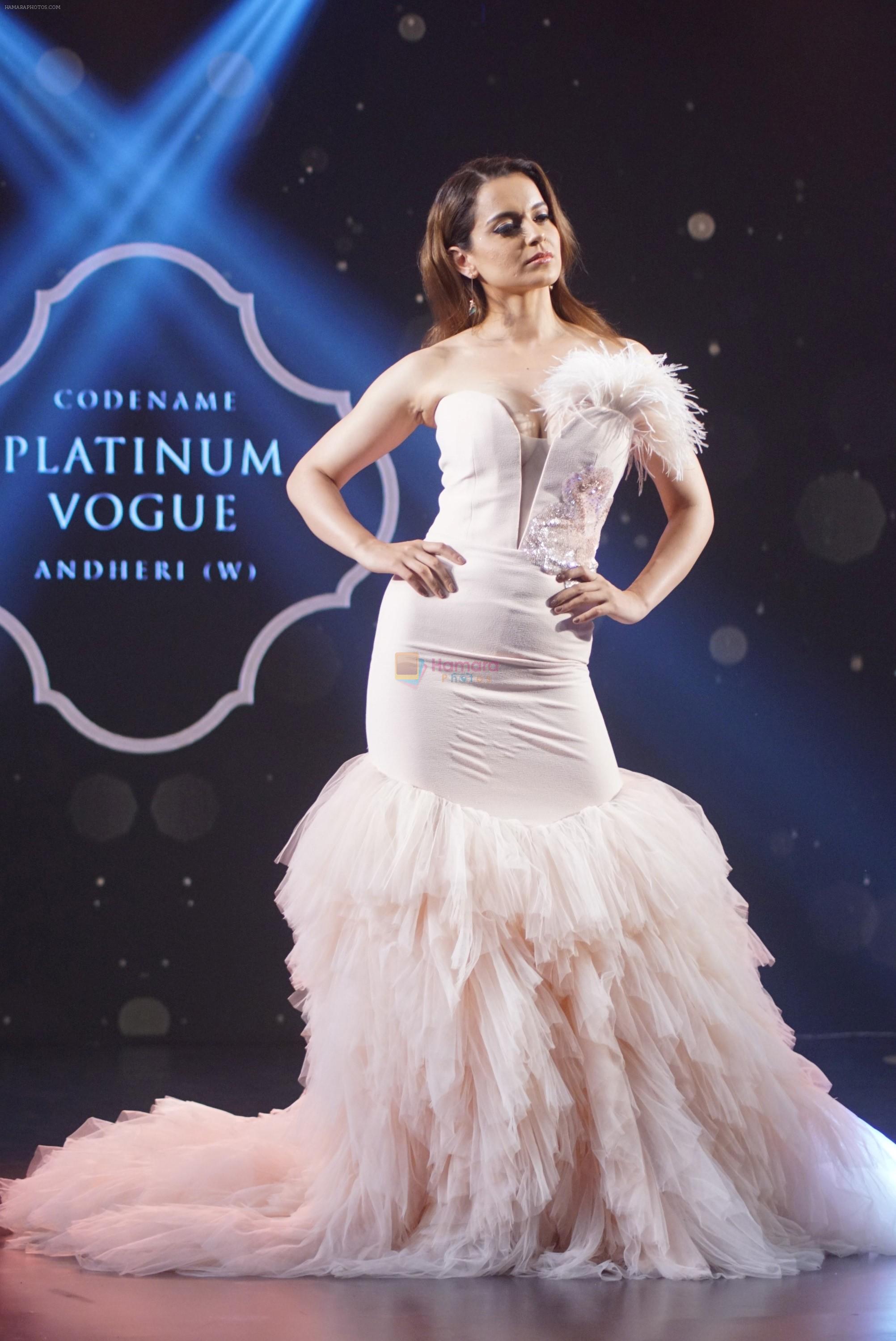 Kangana Ranaut at the Launch of Platinum Vogue on 27th July 2018