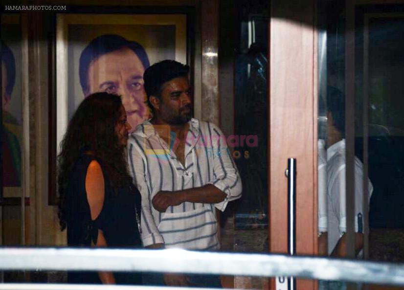 Madhavan at Sanjay Dutt's birthday party at his home in bandra on 28th July 2018