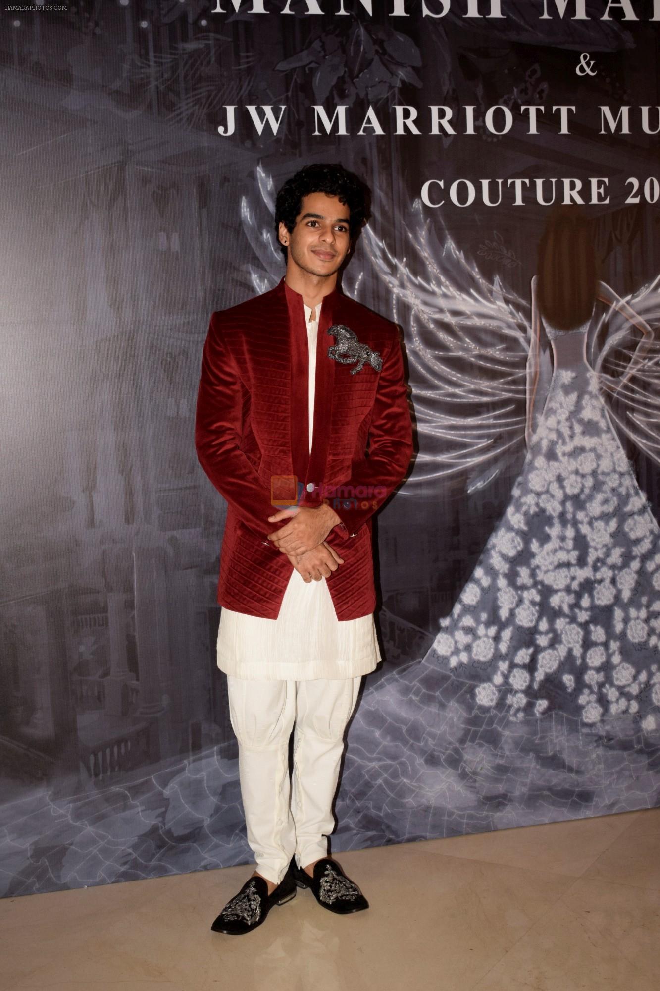 Ishaan Khattar at Red Carpet for Manish Malhotra new collection Haute Couture on 1st Aug 2018