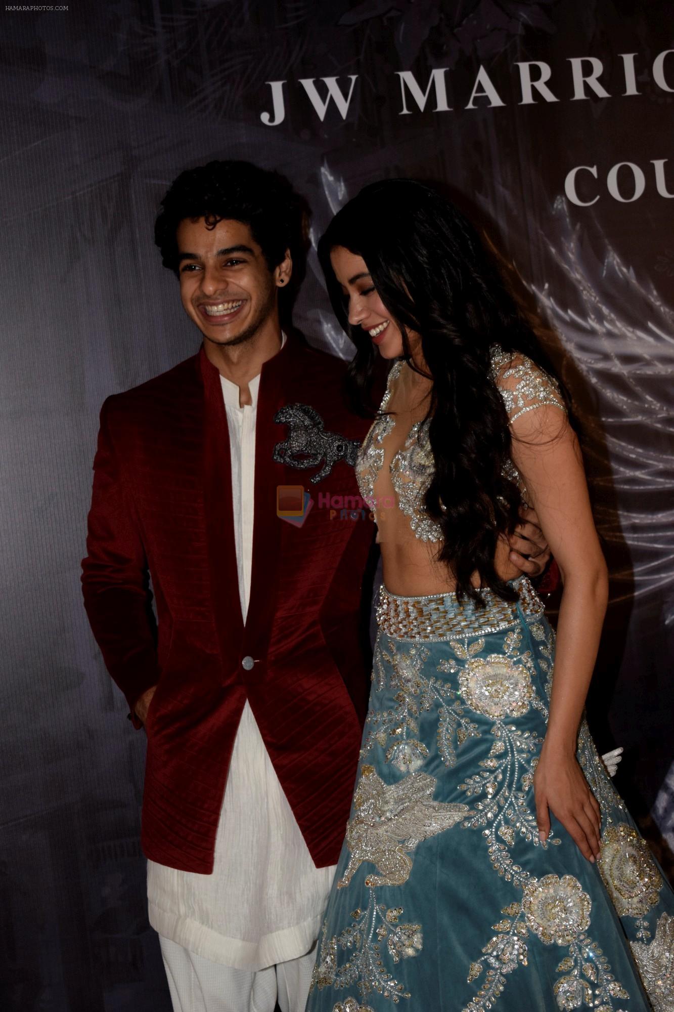 Janhvi Kapoor, Ishaan Khattar at Red Carpet for Manish Malhotra new collection Haute Couture on 1st Aug 2018