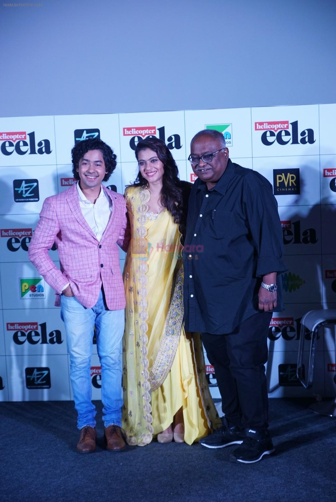 Kajol, Riddhi Sen, Pradeep Sarkar at the Trailer launch of film Helicopter Eela in pvr juhu on 5th Aug 2018