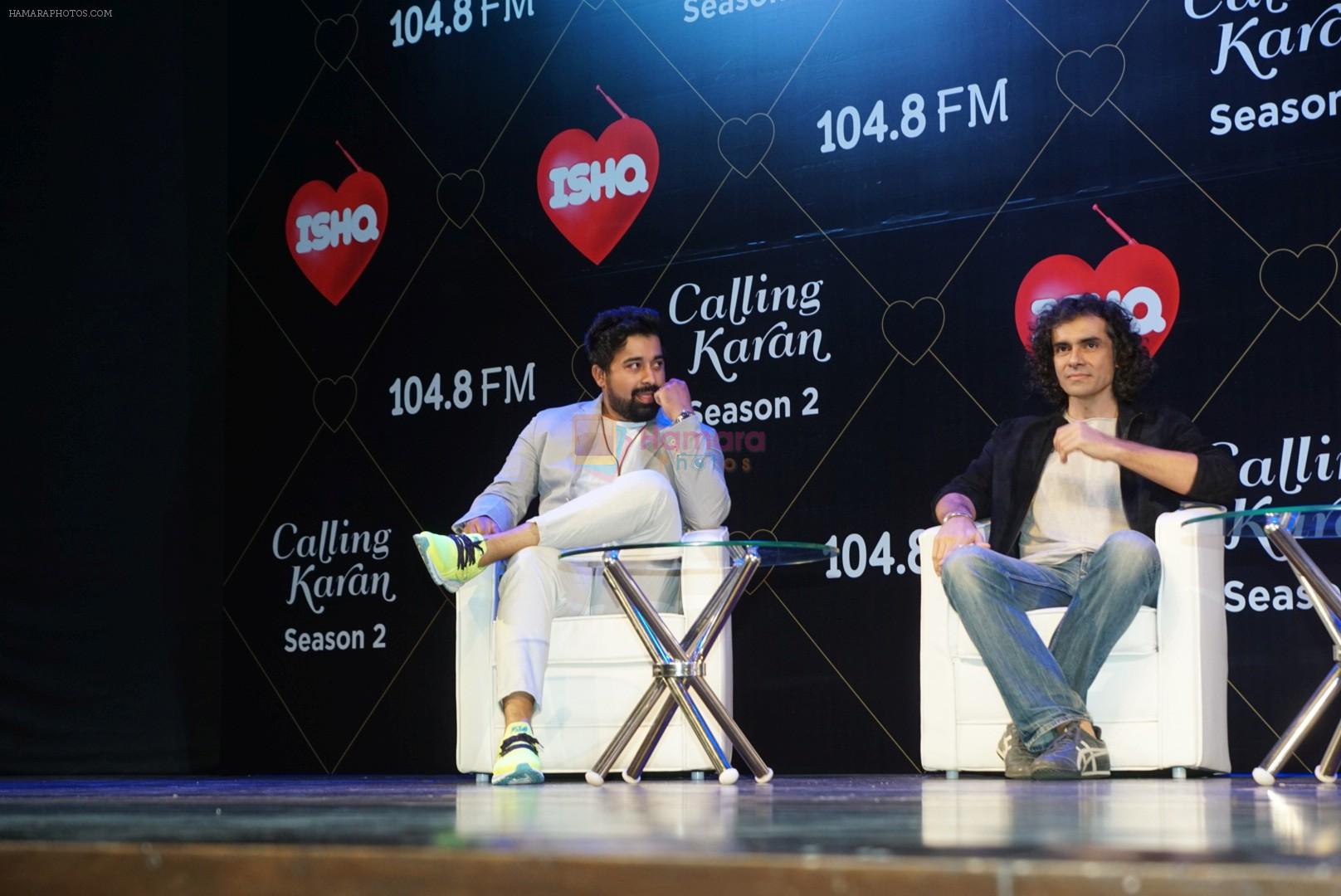 Rannvijay Singh, Imtiaz Ali at the Launch of Calling Karan Season 2 on 6th Aug 2018