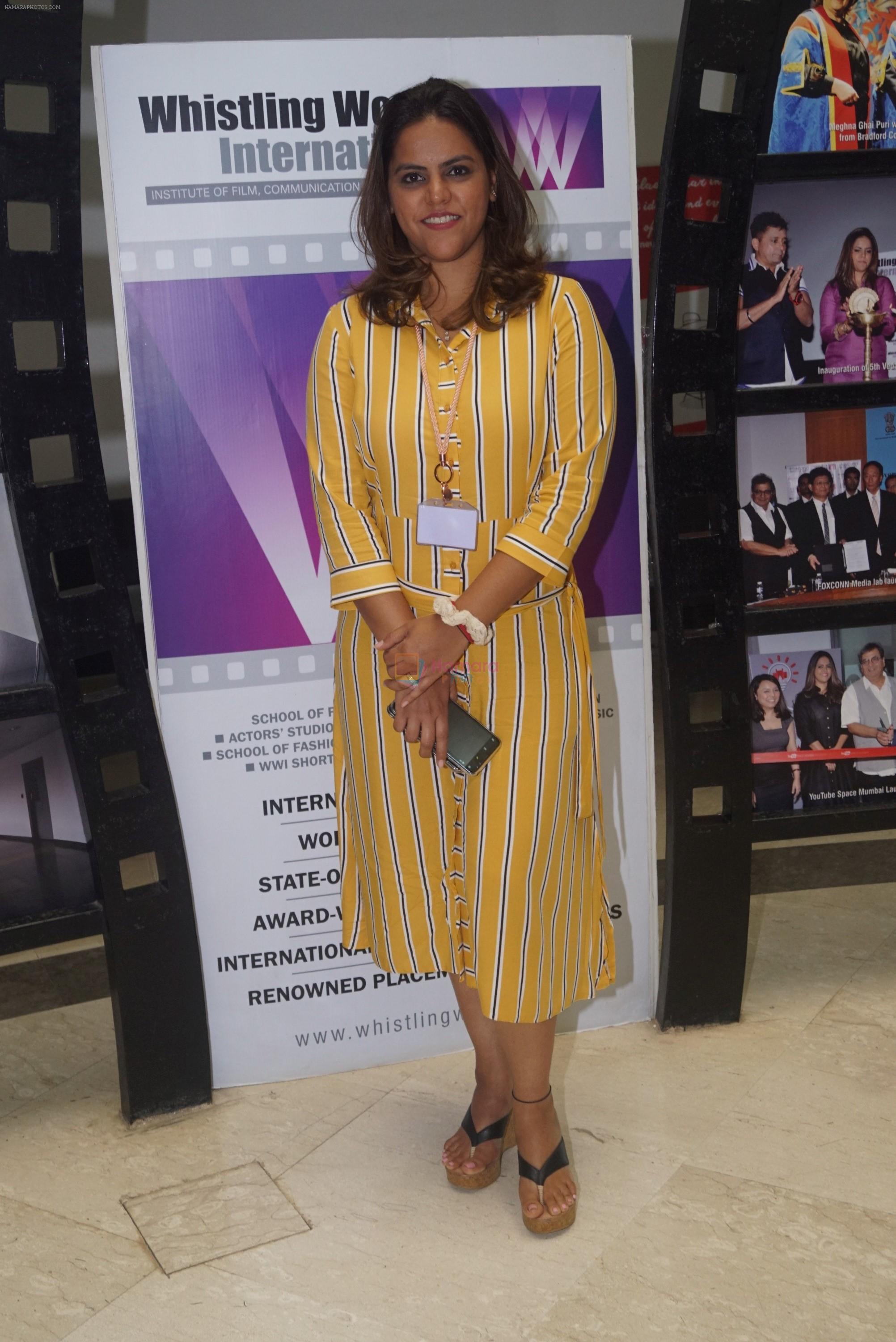 Meghna Ghai Puri At Whistling Woods Master Class on 8th AUg 2018