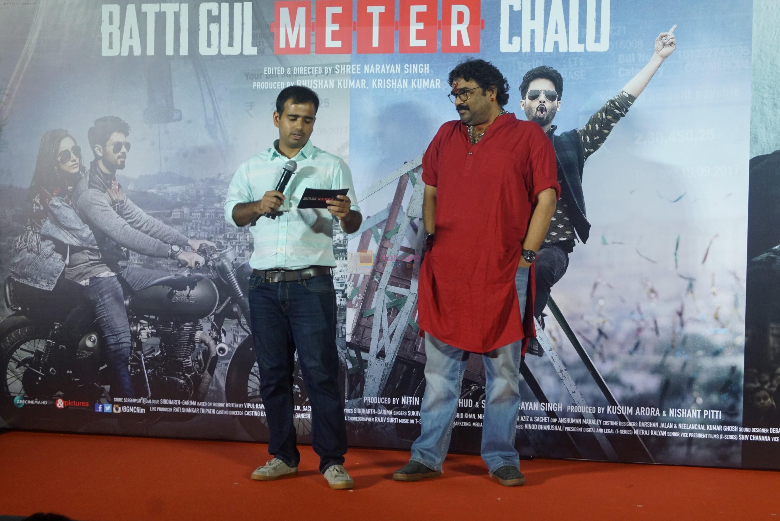 Shree Narayan Singh at the trailer launch of film Batti Gul Meter Chalu on 10th Aug 2018