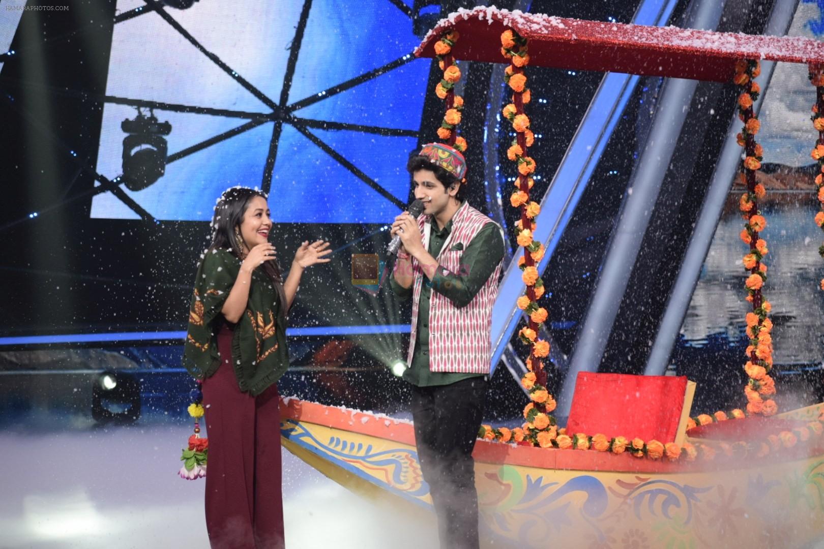 Neha Kakkar on sony's Indian Idol set at Yashraj, andheri on 14th Aug 2018