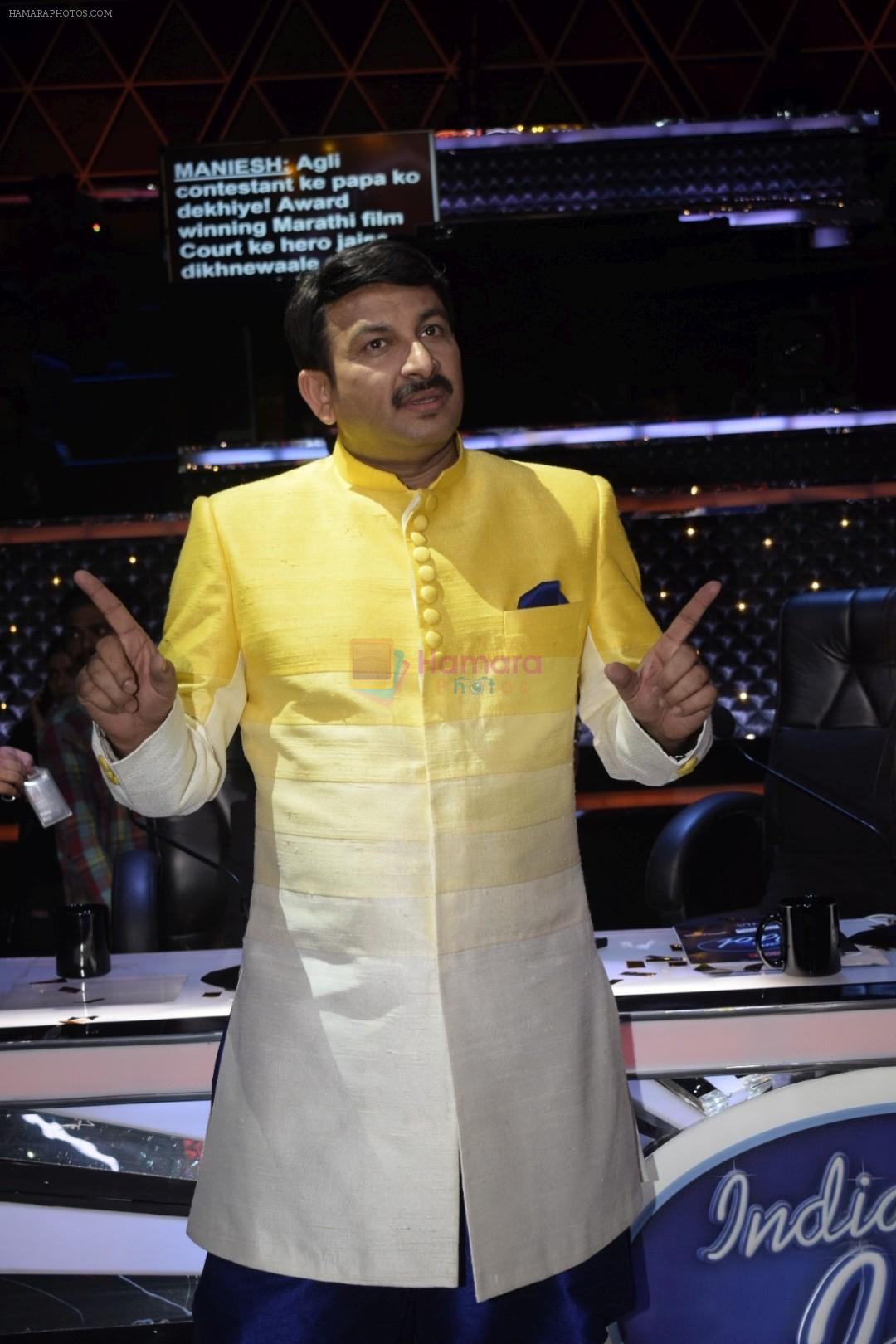 Manoj Tiwari on sony's Indian Idol set at Yashraj, andheri on 14th Aug 2018