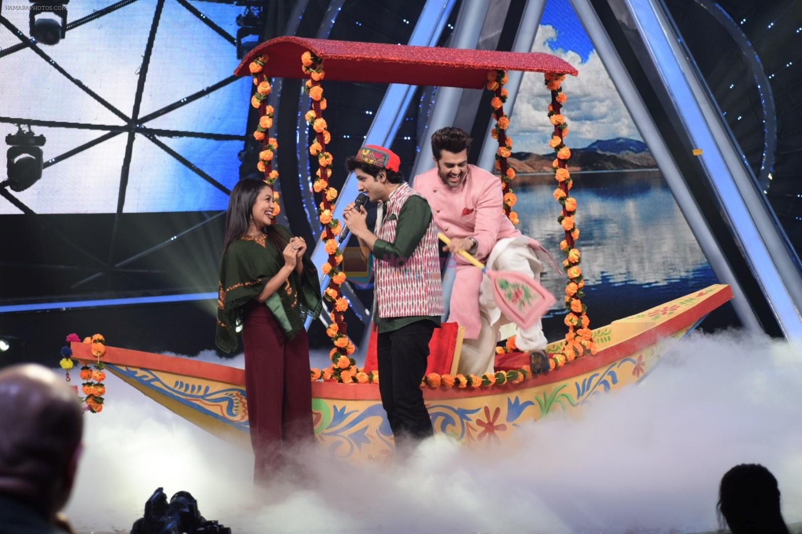 Neha Kakkar on sony's Indian Idol set at Yashraj, andheri on 14th Aug 2018